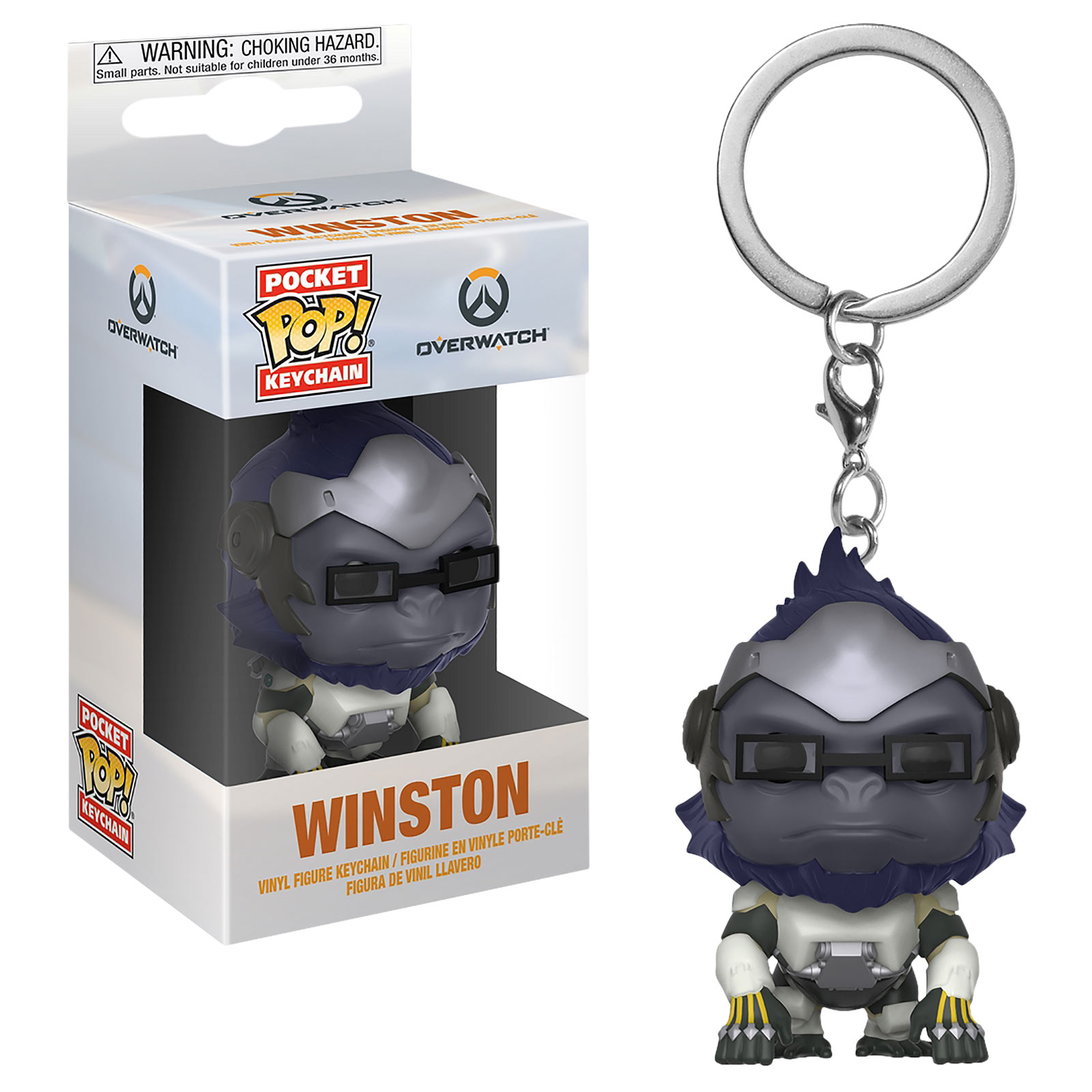 Overwatch - Porte-clés Funko Pop Winston