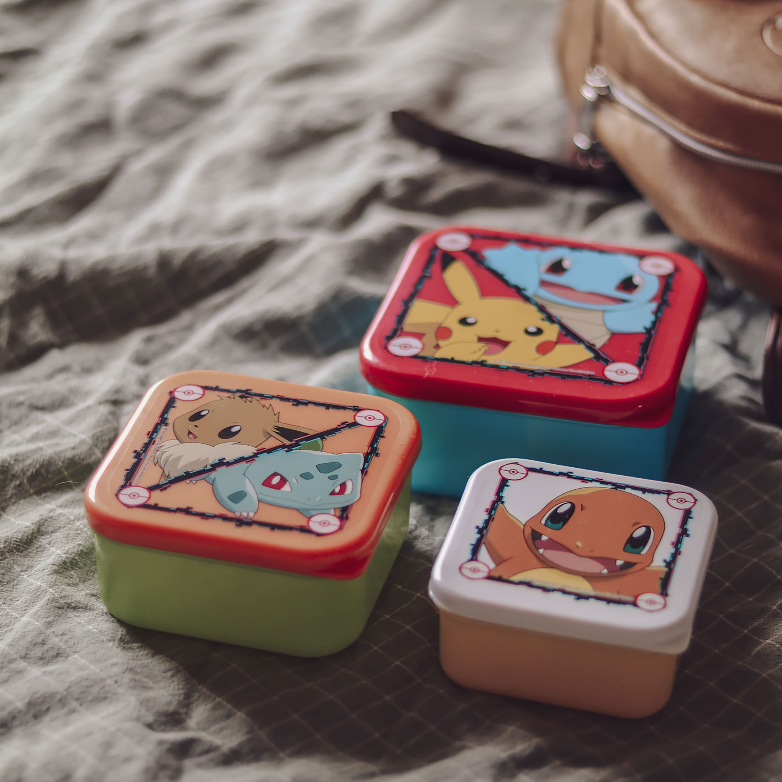 Pokemon - Starter Lunchbox Set of 3