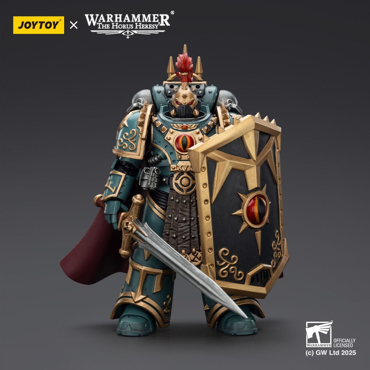 Warhammer The Horus Heresy figura de acción Sons of Horus Little Horus Aximand Captain of the 5th Company 20 cm