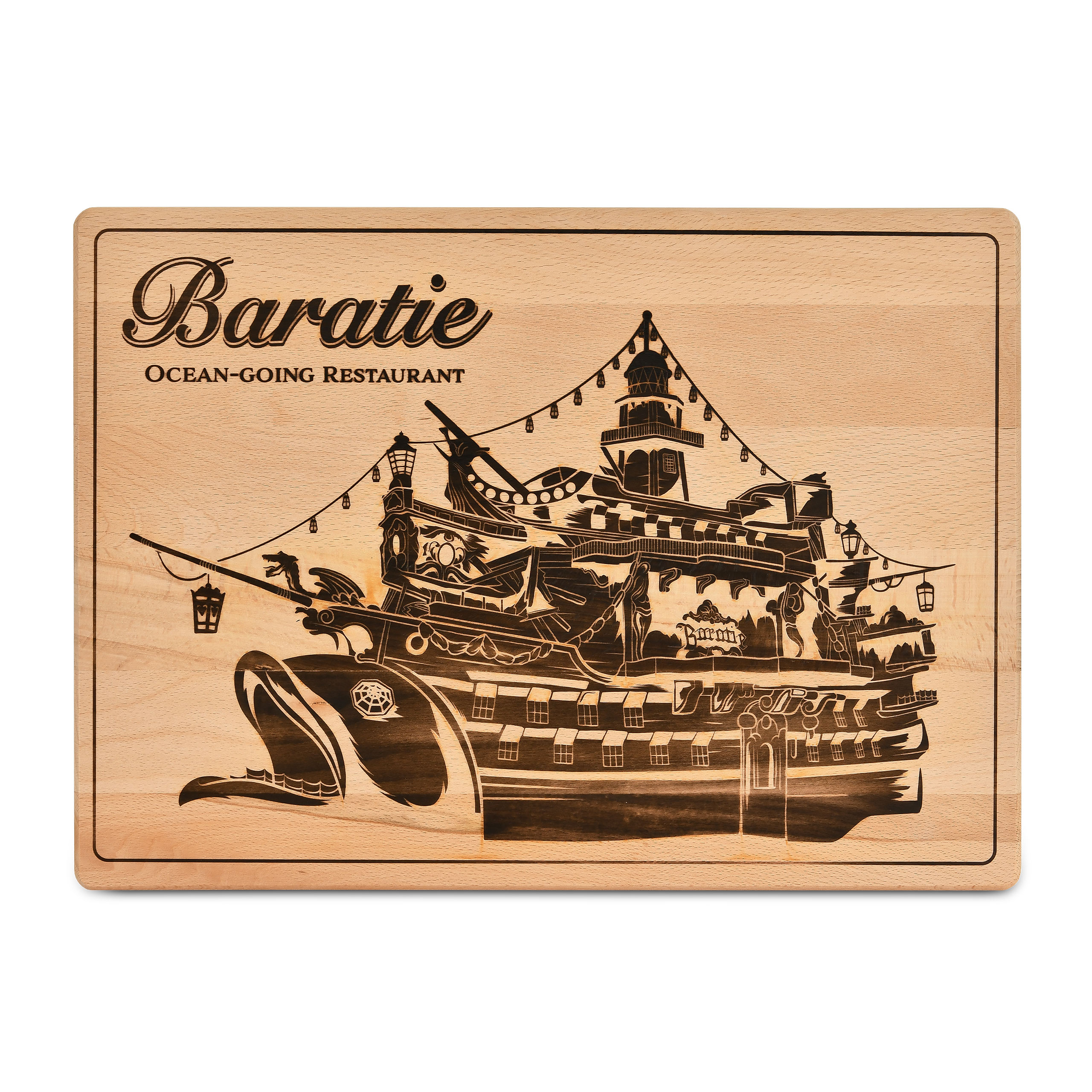 One Piece - Baratie Cutting Board Beech