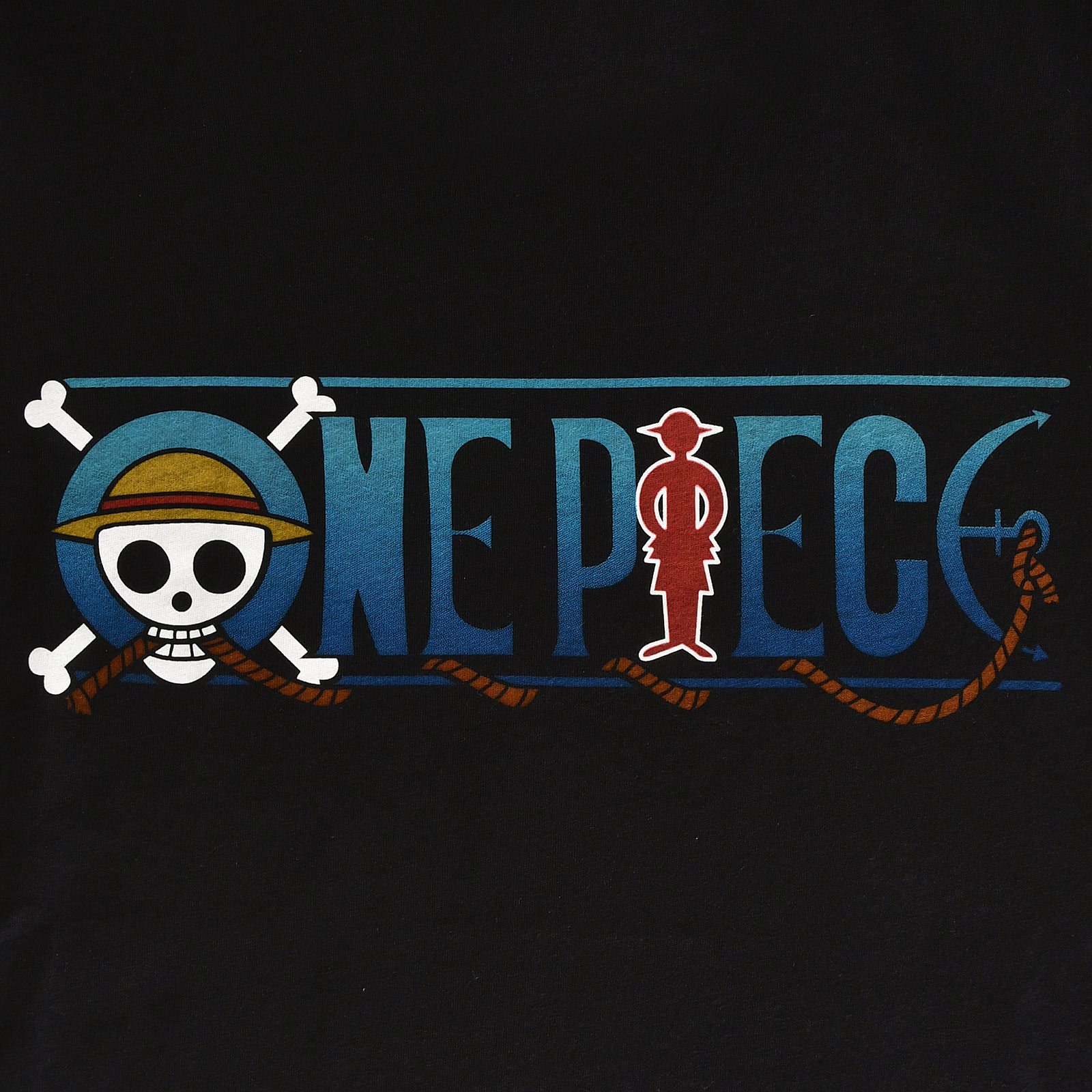 One Piece - Logo T-shirt zwart