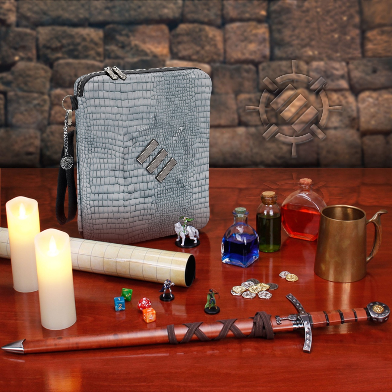 Enhance RPG Series Collector's Edition Organizer Case Silver