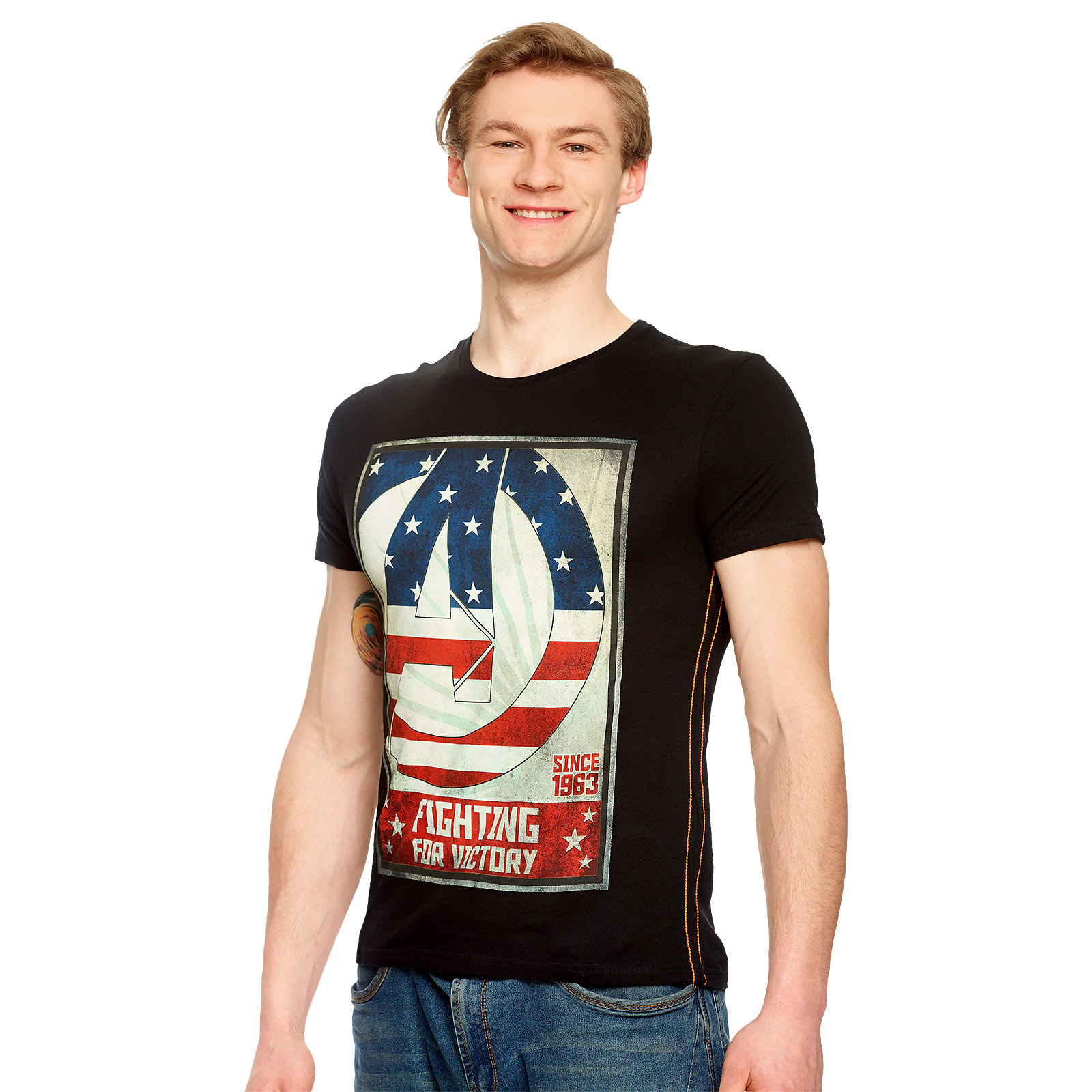 Avengers - Fighting for Victory T-Shirt black