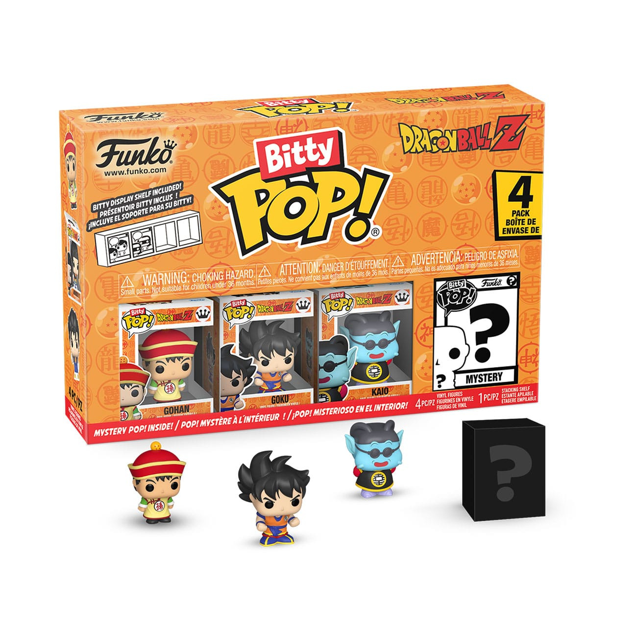 Dragon Ball Bitty POP! Vinyl Figuren 4er-Pack Series 1 2,5