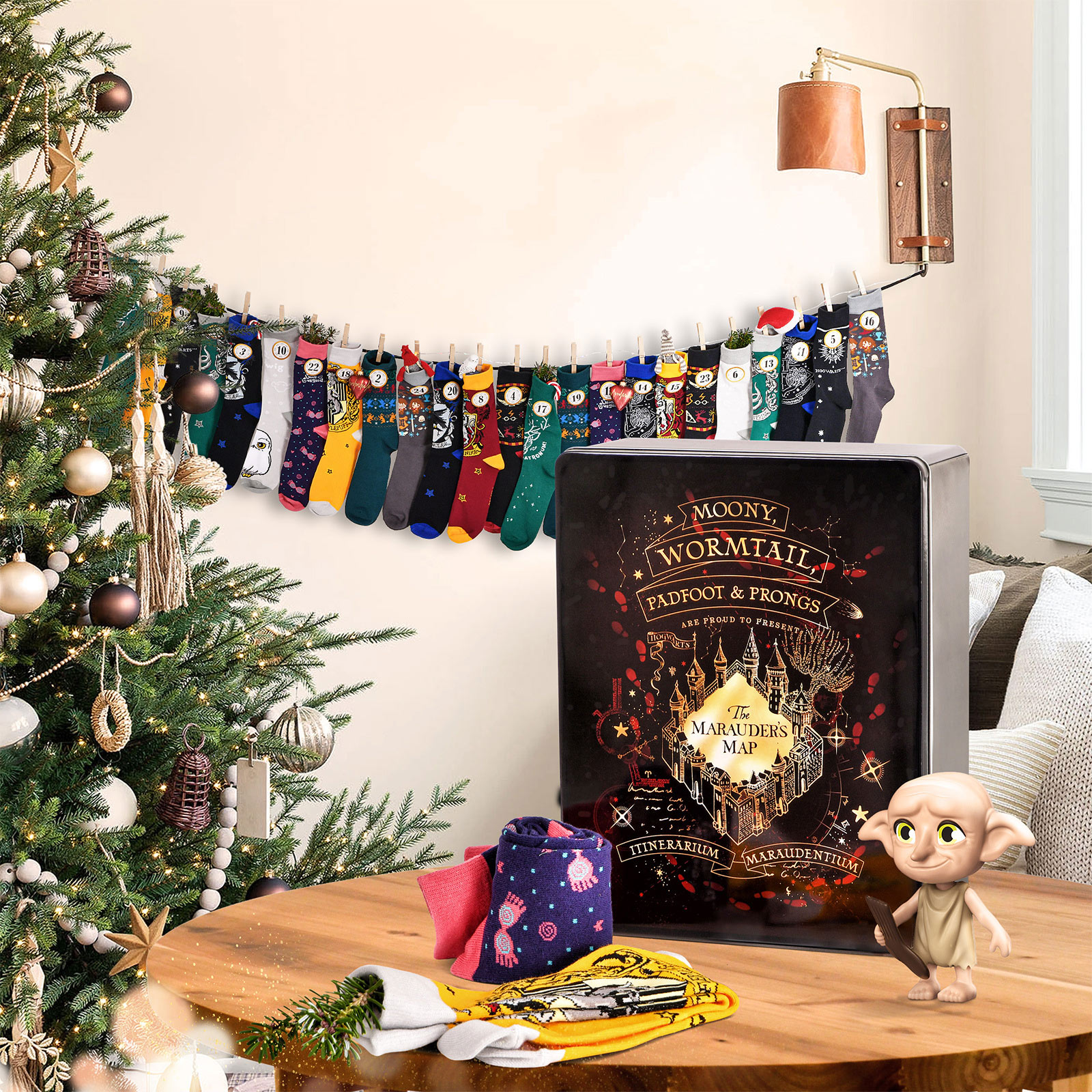 Harry Potter socks Advent calendar to fill Elbenwald