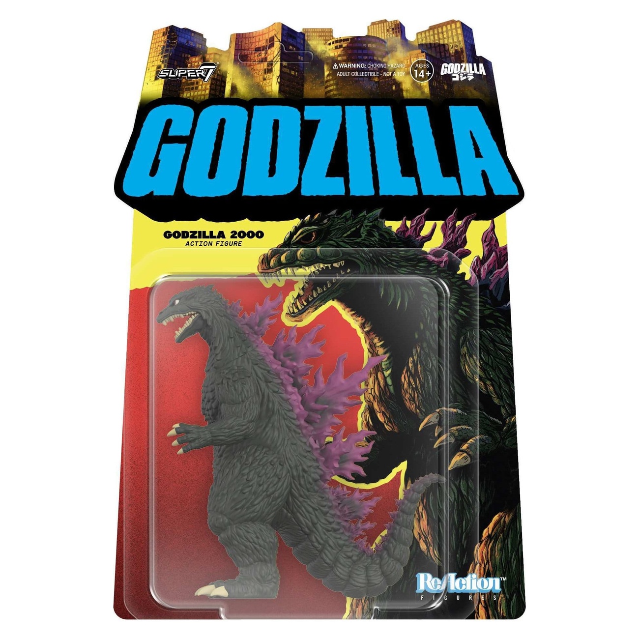 Godzilla Toho ReAction Actiefiguur Godzilla 2000 10 cm