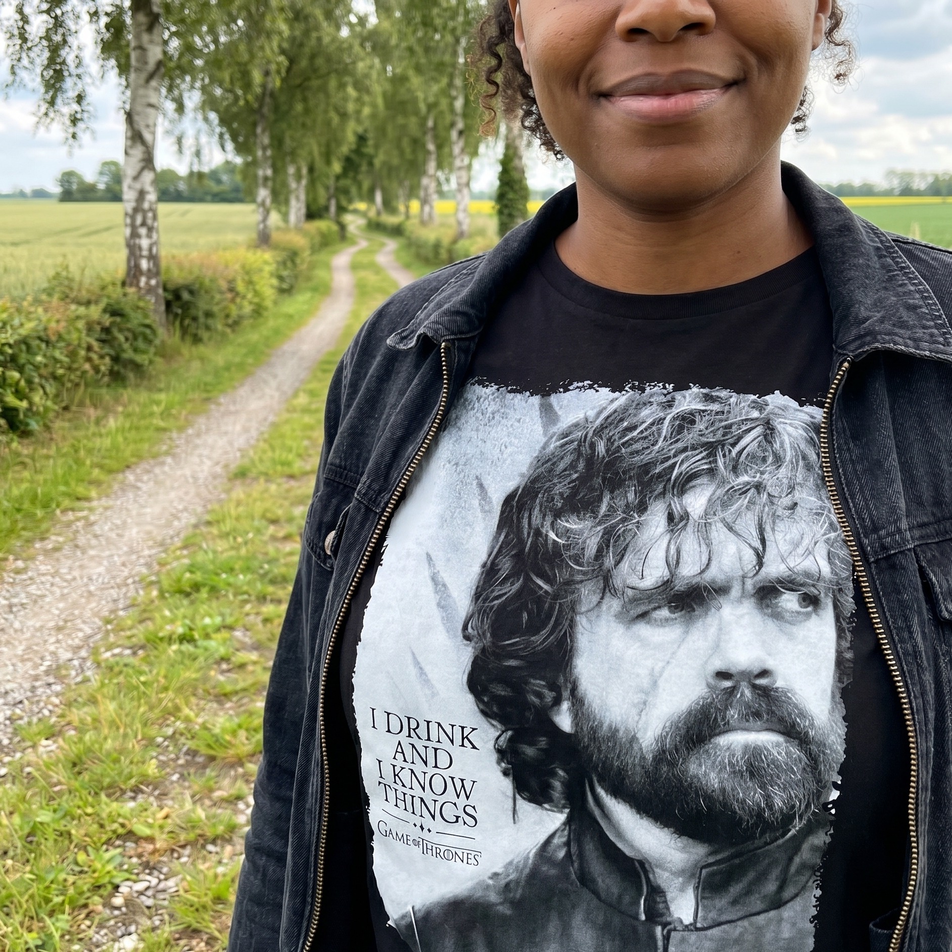 Game of Thrones - Tyrion Drink And Know Things T-Shirt black