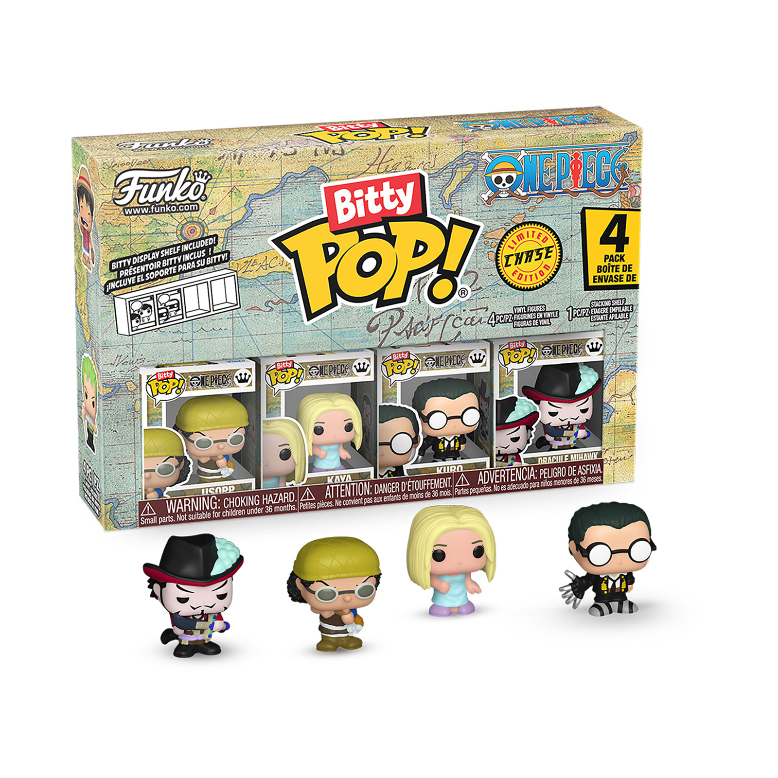 One Piece - Funko Bitty Pop 4-Pack Figure Set Series 4