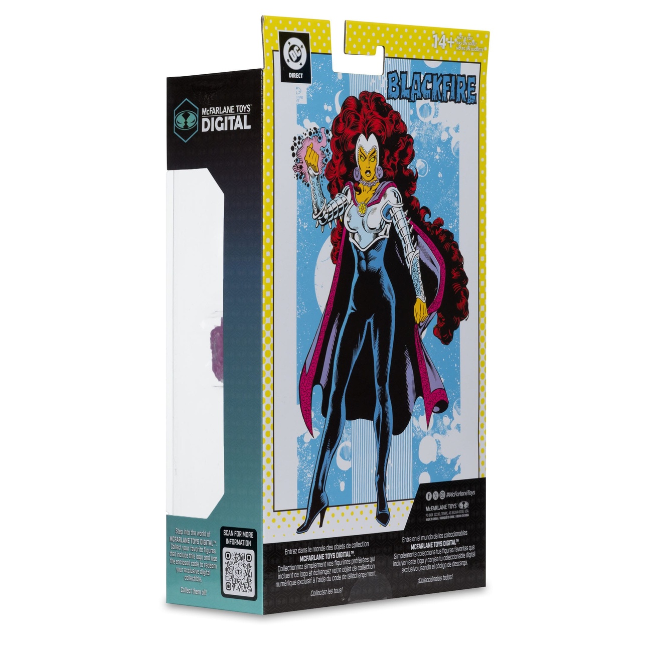 DC Direct McFarlane Toys cyfrowa figurka Blackfire (The New Teen Titans) 18 cm