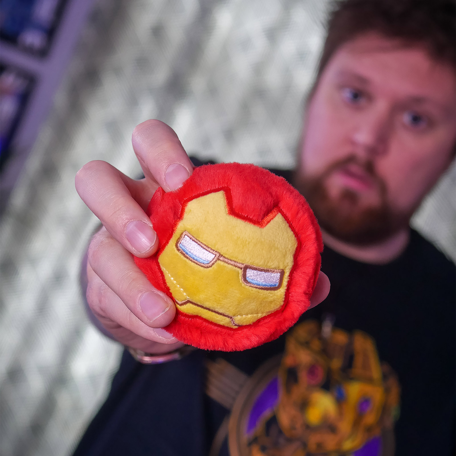 Iron Man - Beanie Bouncers hüpfender Plüsch Ball
