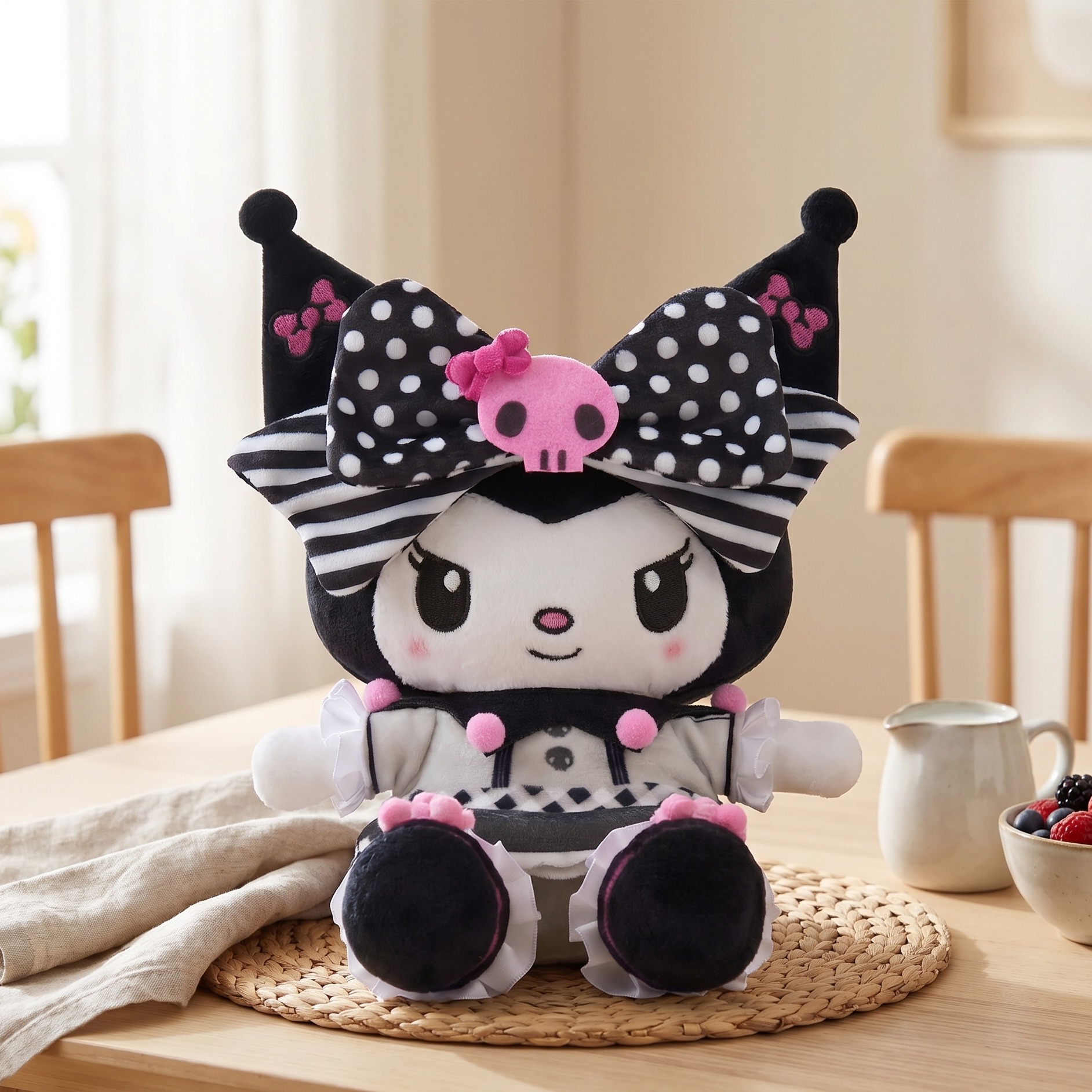 Hello Kitty - Kuromi Plüsch Figur 31cm