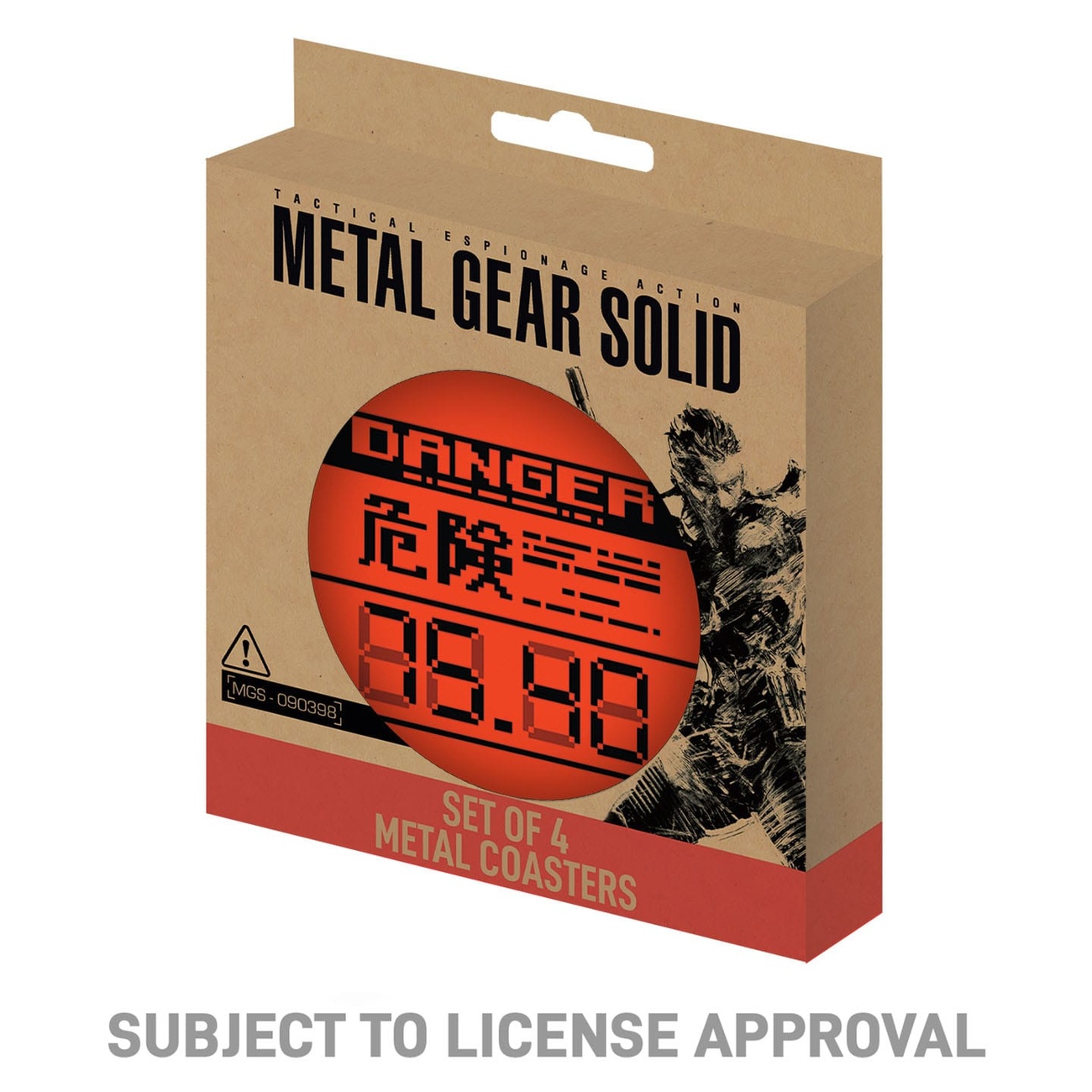 Metal Gear Solid Onderzetters 4-pack