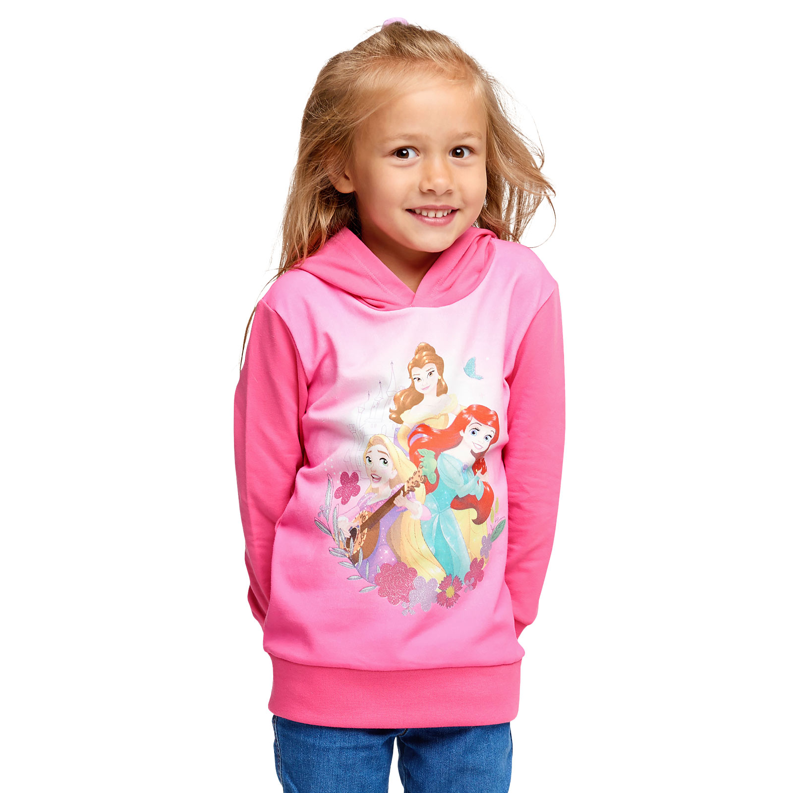 Disney Princess Hoodie Kinder pink