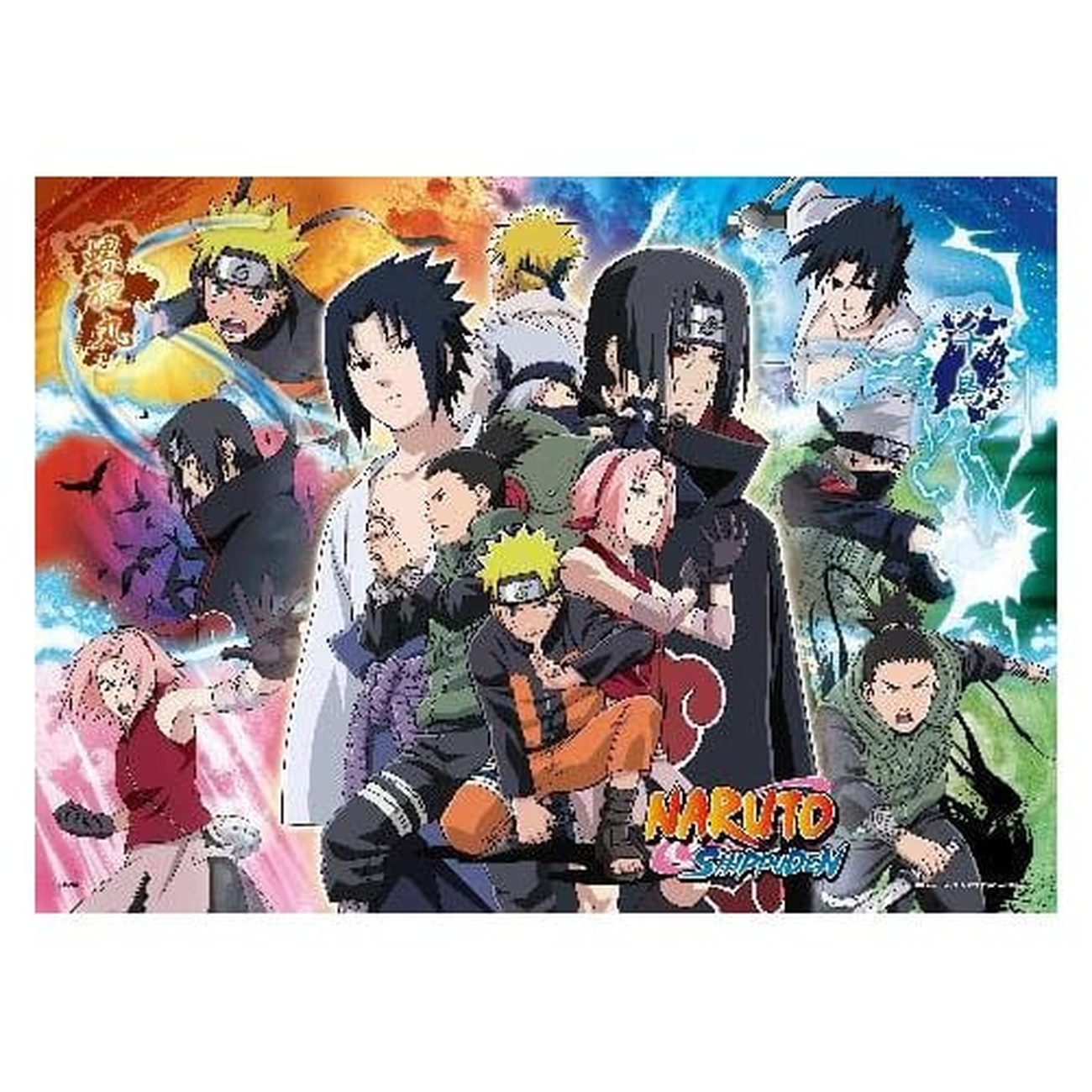 Naruto Shippuden-pussel Ver. B