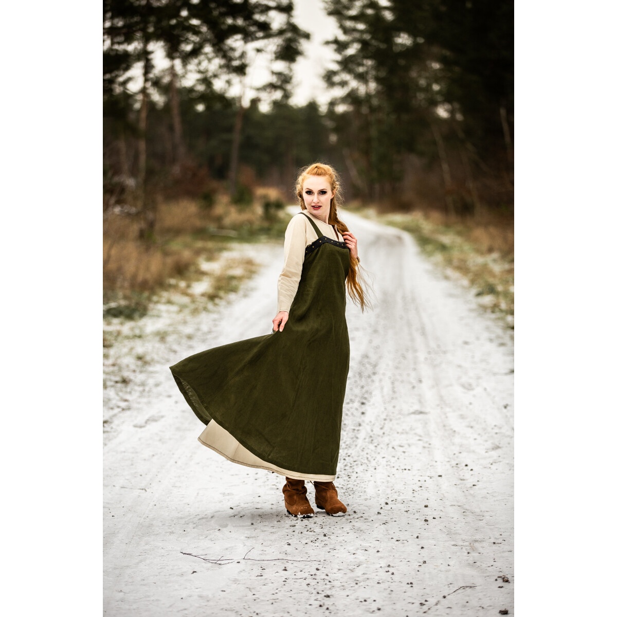Medieval Viking Overdress Alena green