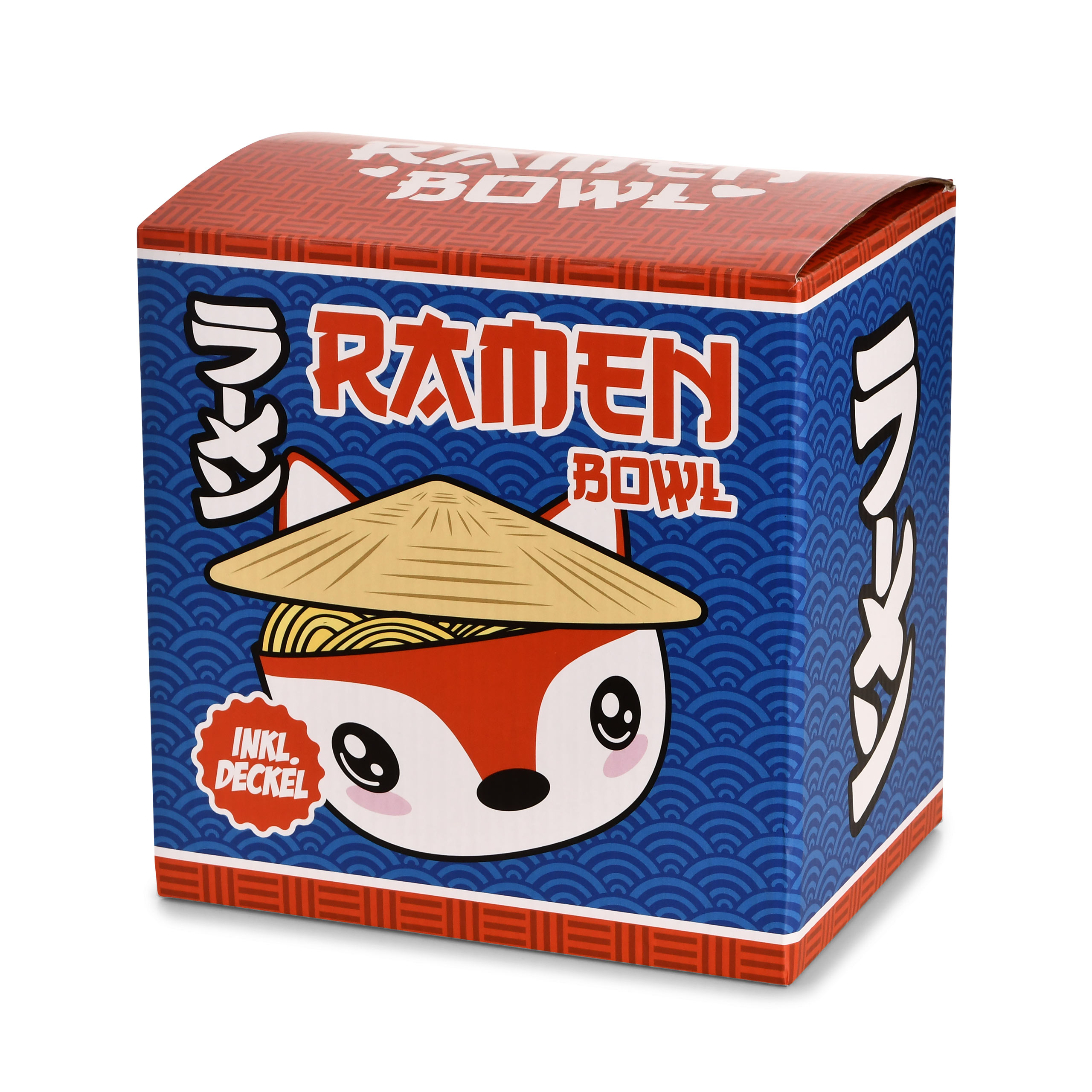 Fuchs Kawaii skål med lock för anime-fans