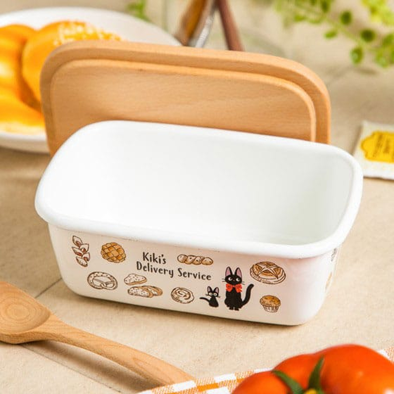 Kiki's bezorgdienst botervloot met houten deksel Viennese pastries 500 ml