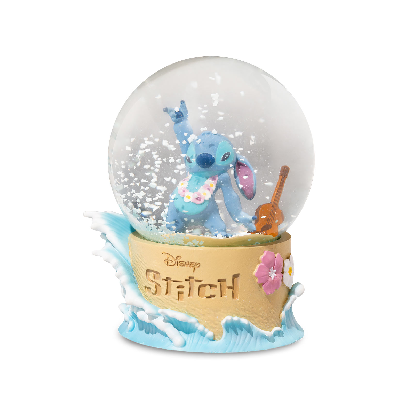 Stitch with Ukulele Snow Globe - Lilo & Stitch