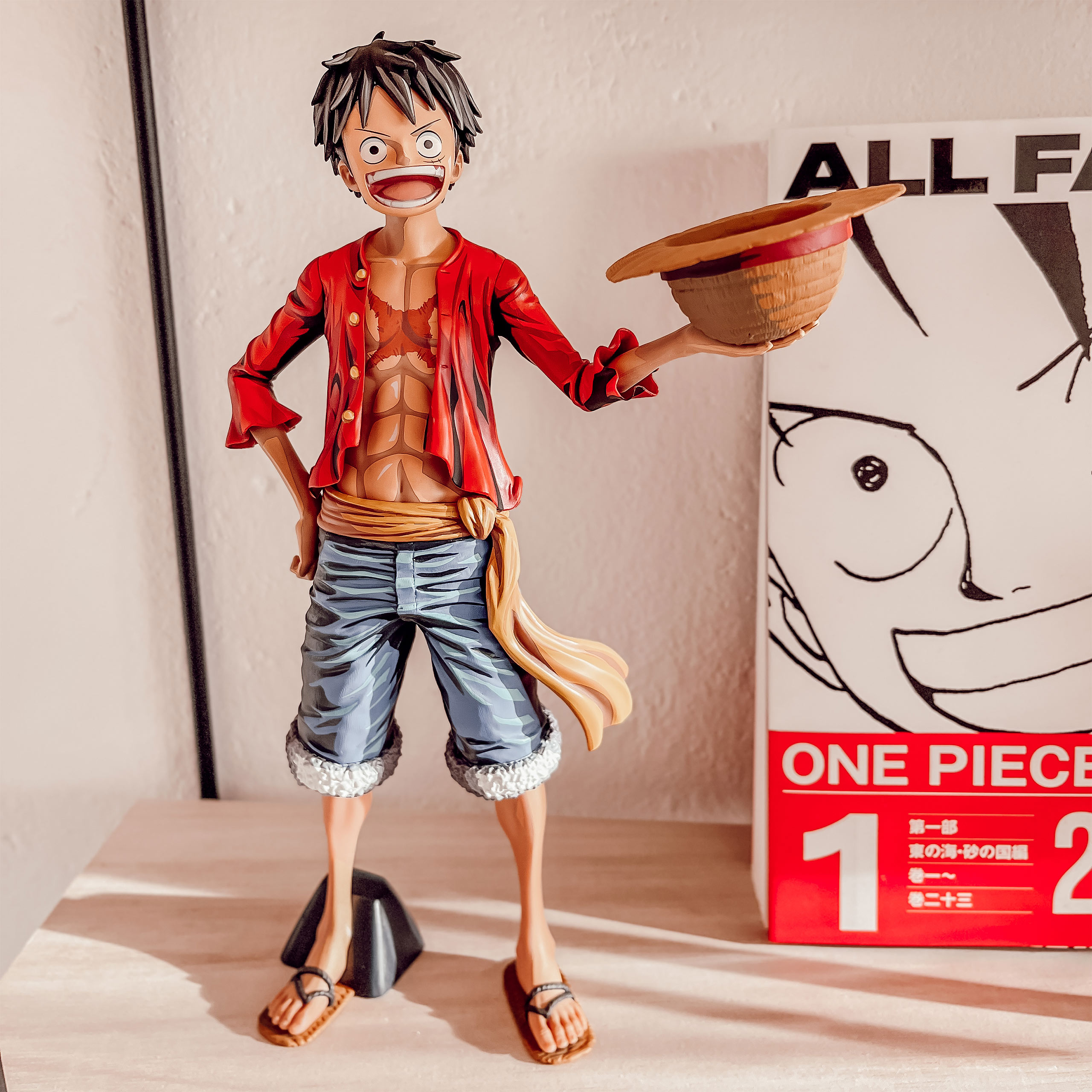 One Piece - Monkey D. Luffy Manga Dimension Figur