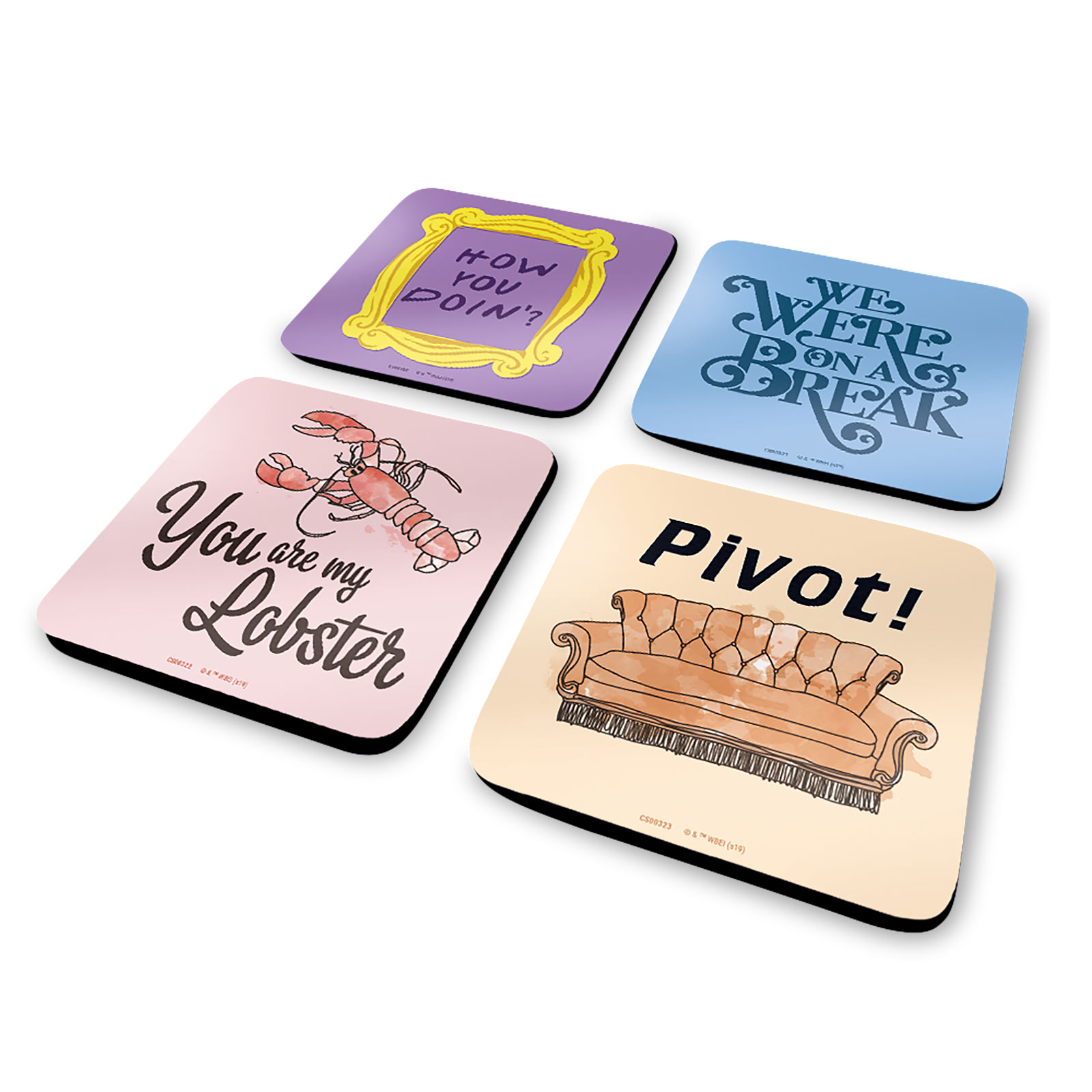 Friends - Quotes Coaster Set of 4