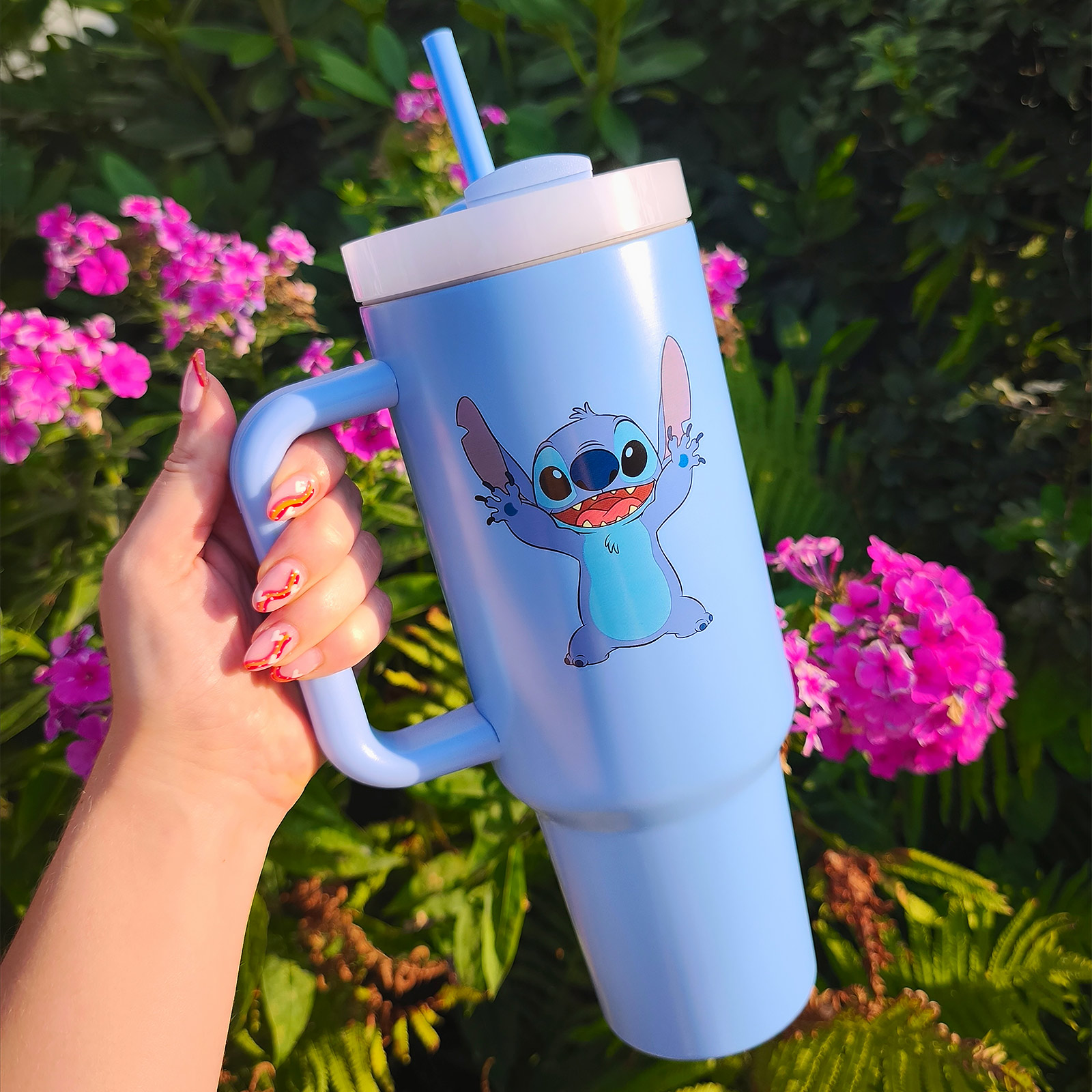 Stitch To Go Beker met rietje - Lilo & Stitch