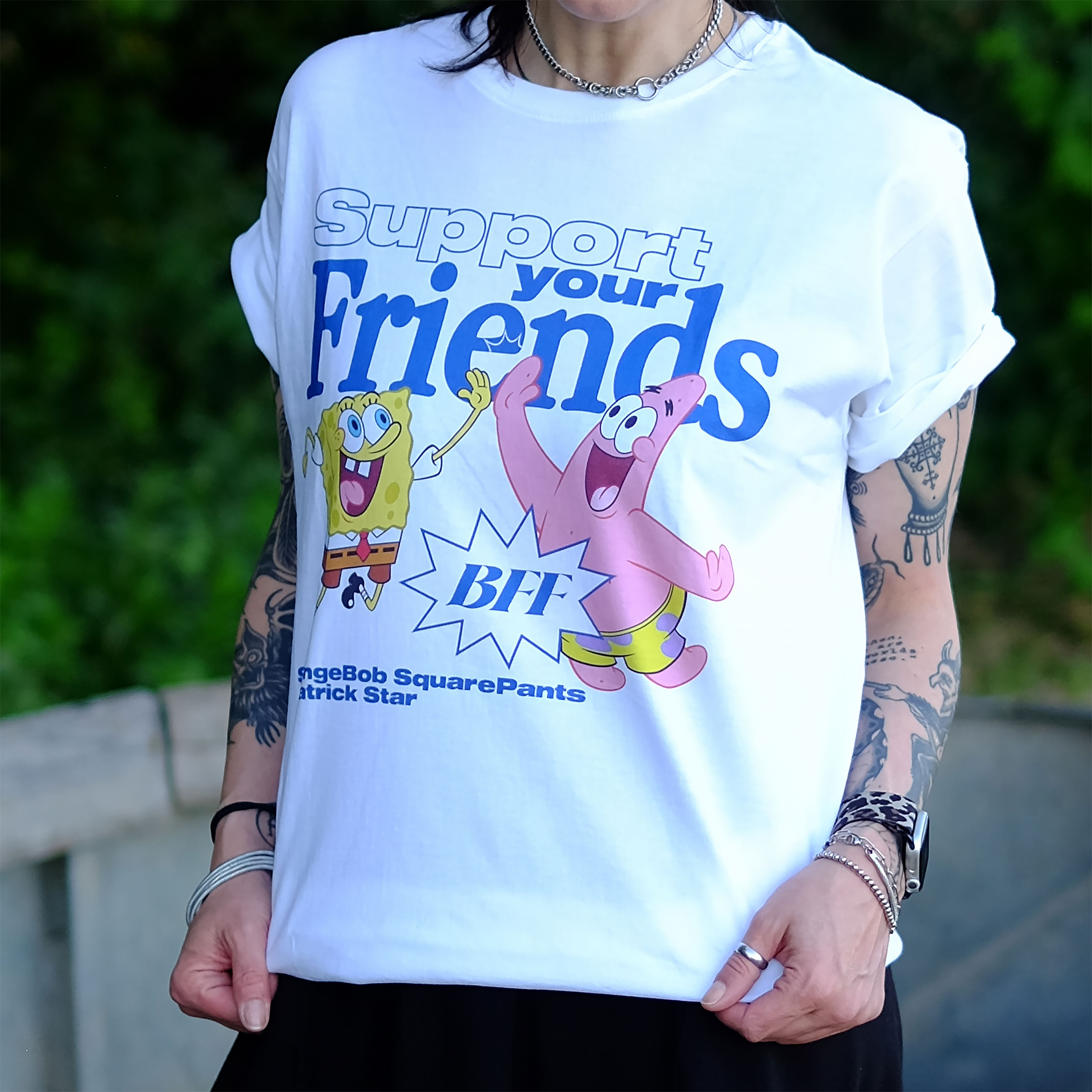 SpongeBob en Patrick Support Your Friends T-shirt