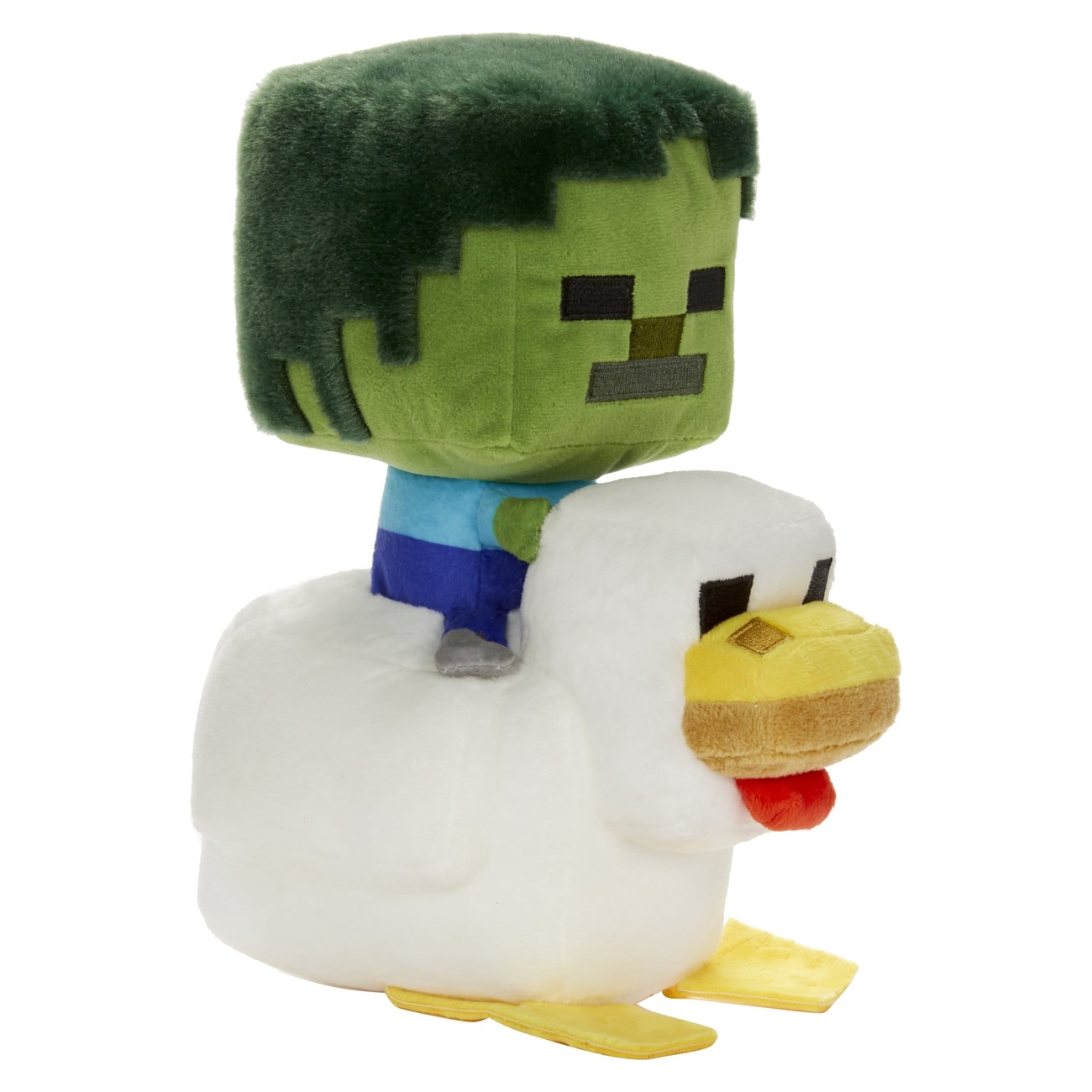 Minecraft deluxe pluchen figuur Chicken Jockey 20 cm