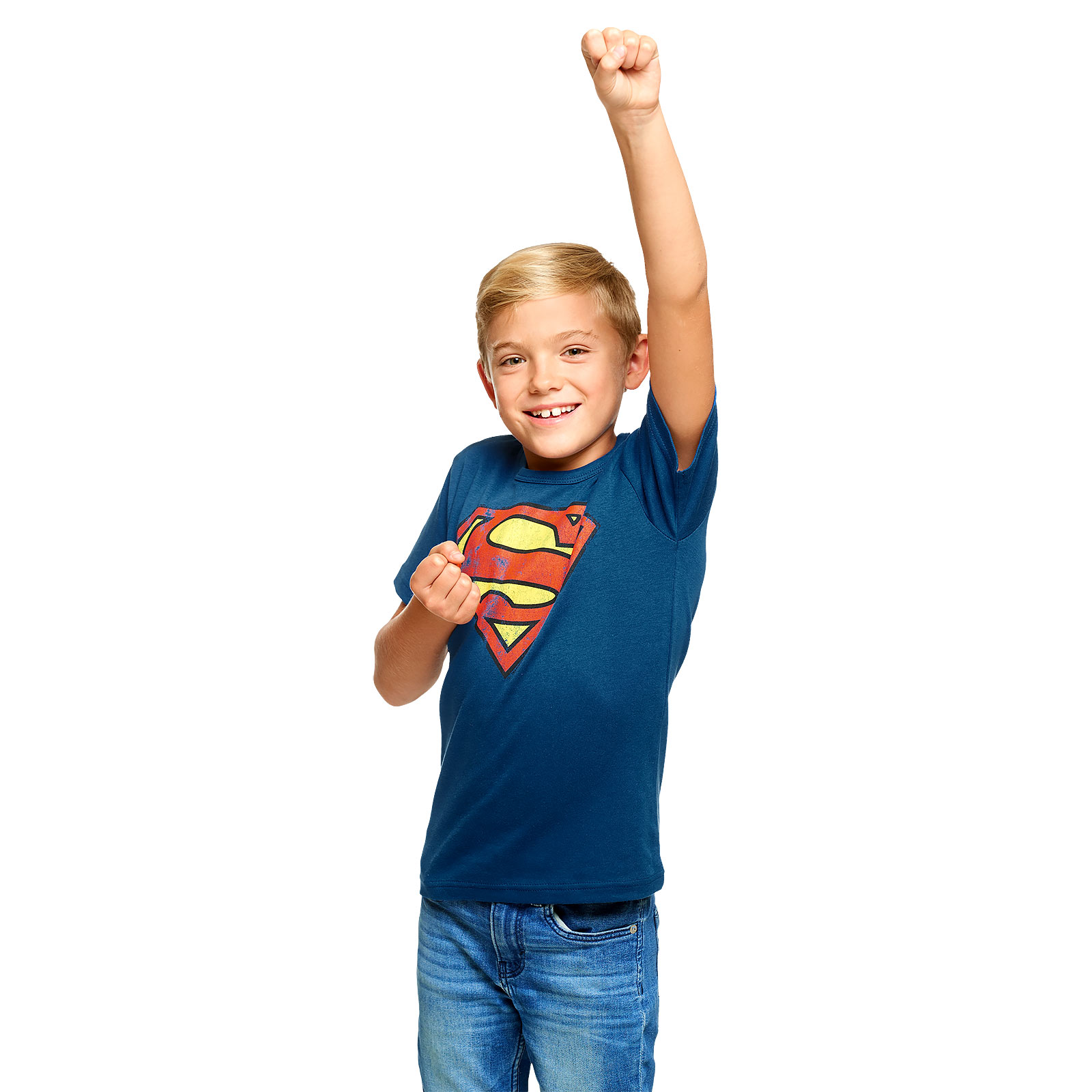 Superman Logo Kinder T-Shirt