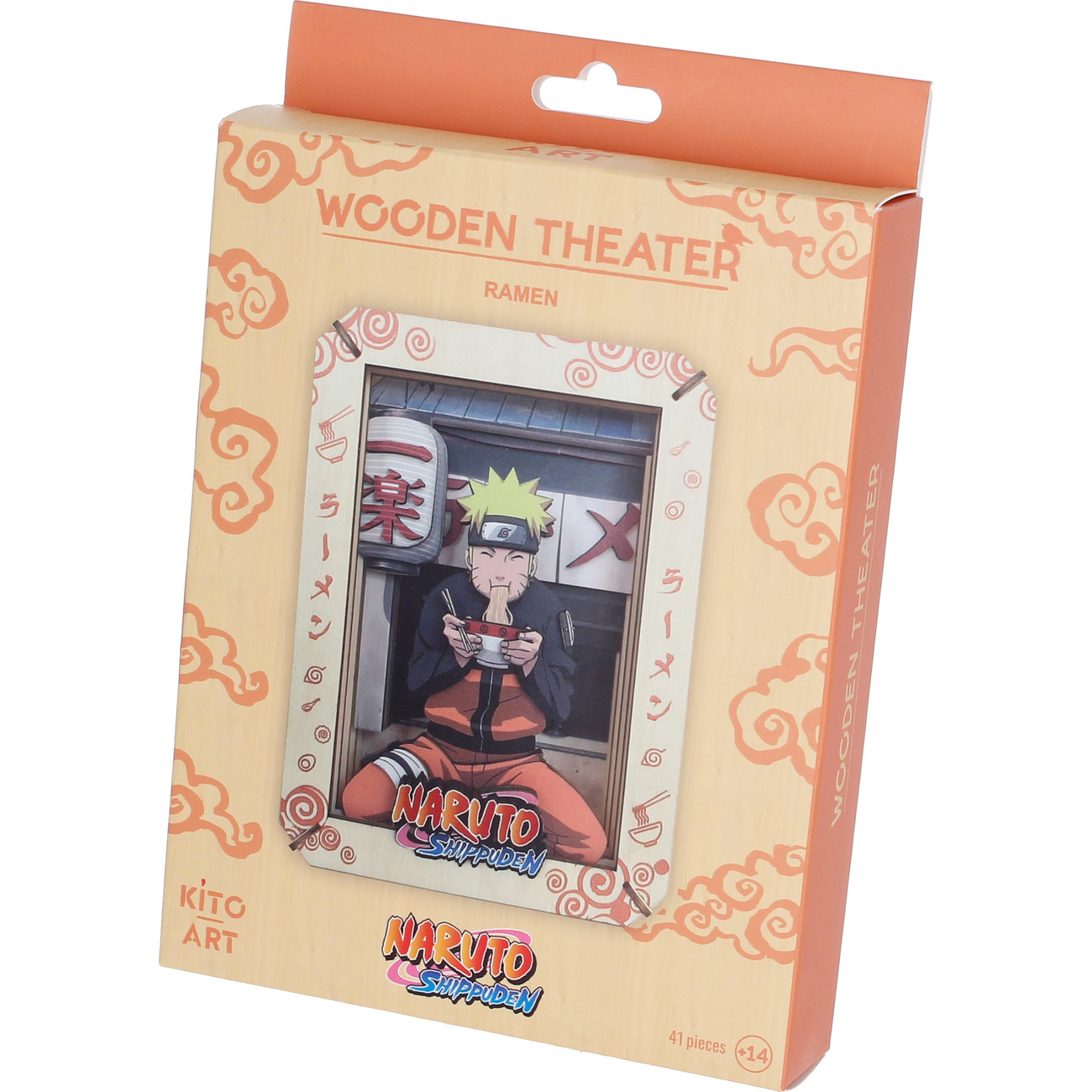 Naruto - Ramen Wooden Theatre 3D Bilderrahmen