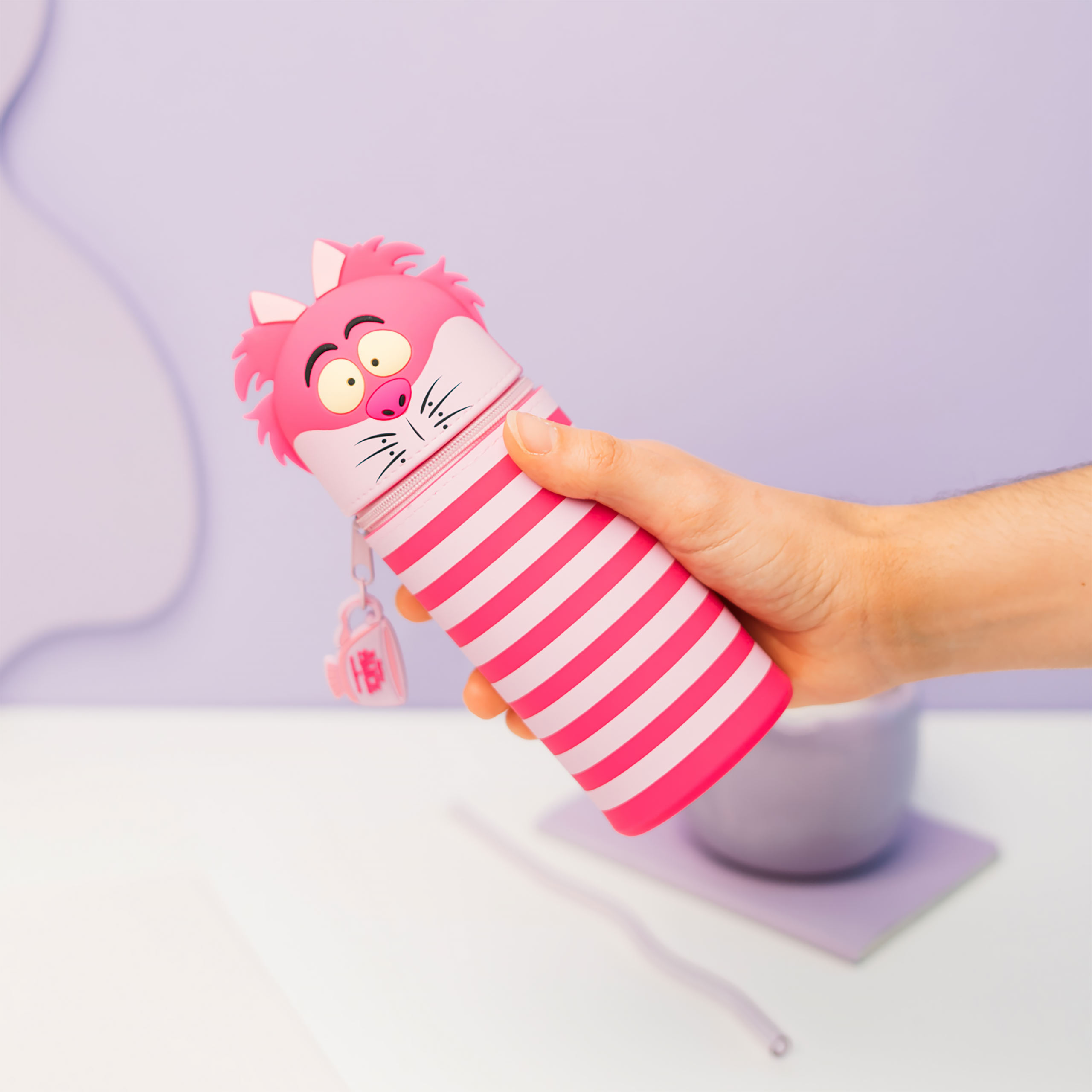 Alice im Wunderland - Grinsekatze 3D Silikon Federmäppchen