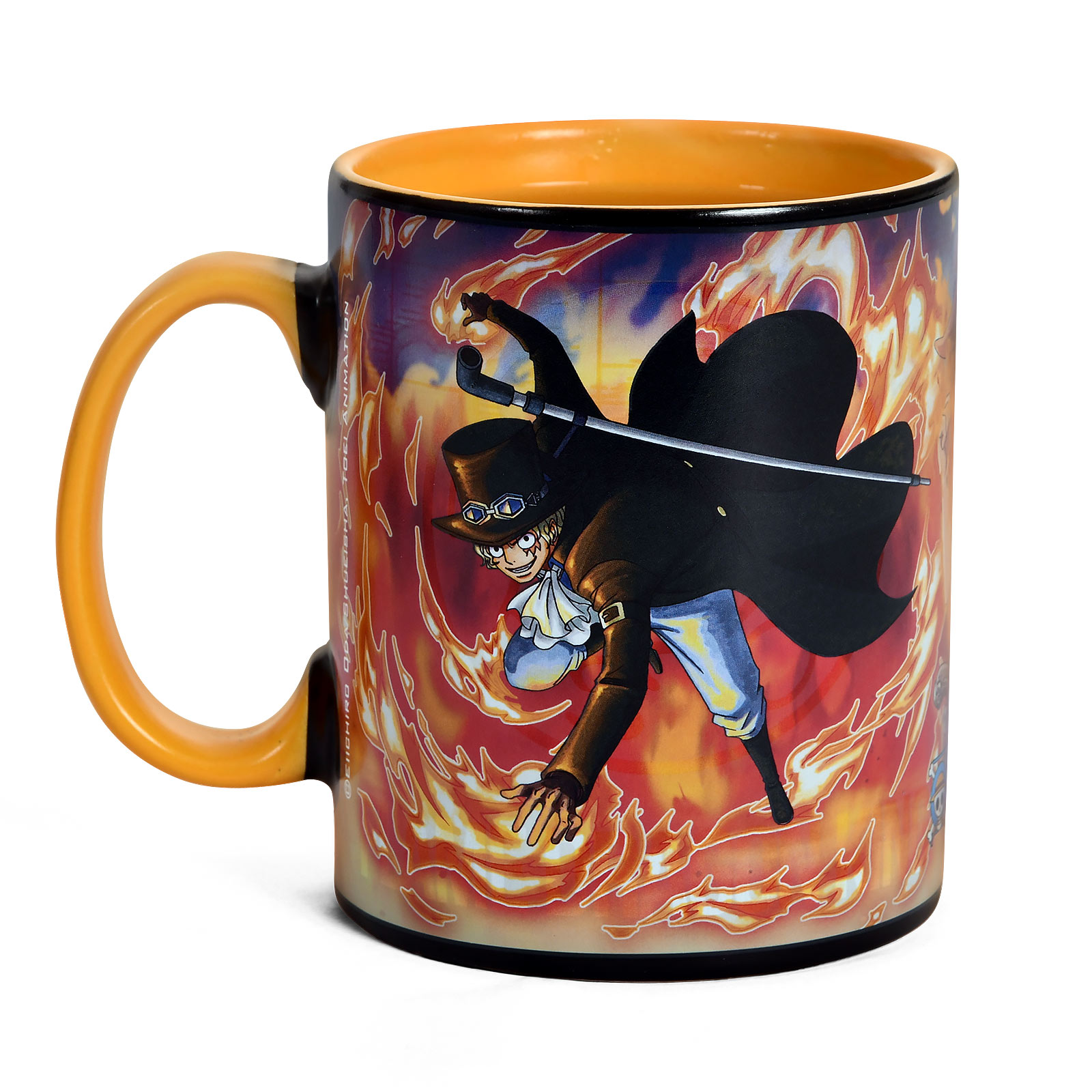 One Piece - Sabo and Ruffy Thermo Effect Mug