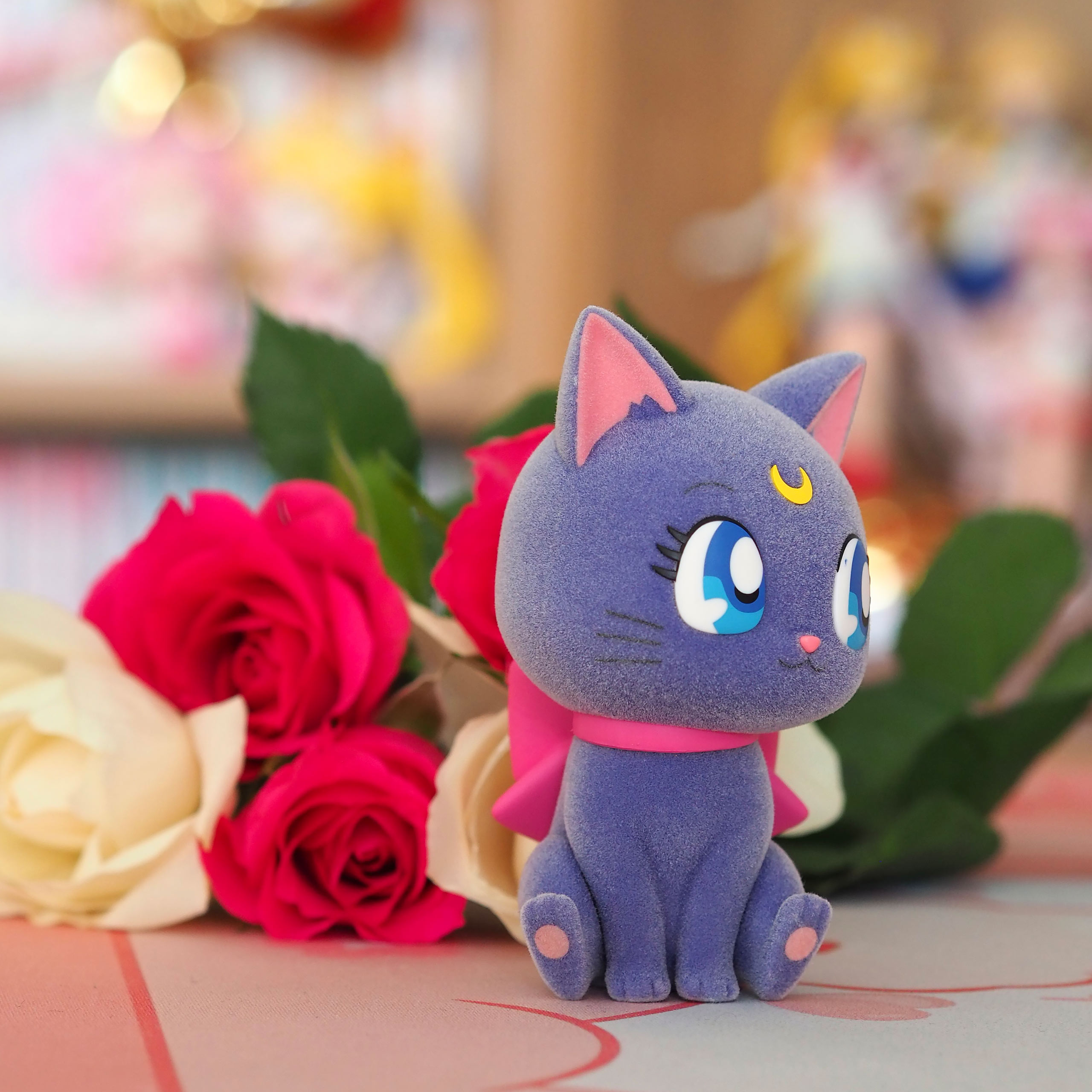 Sailor Moon Cosmos - Luna Fluffy Puffy Figure Version A