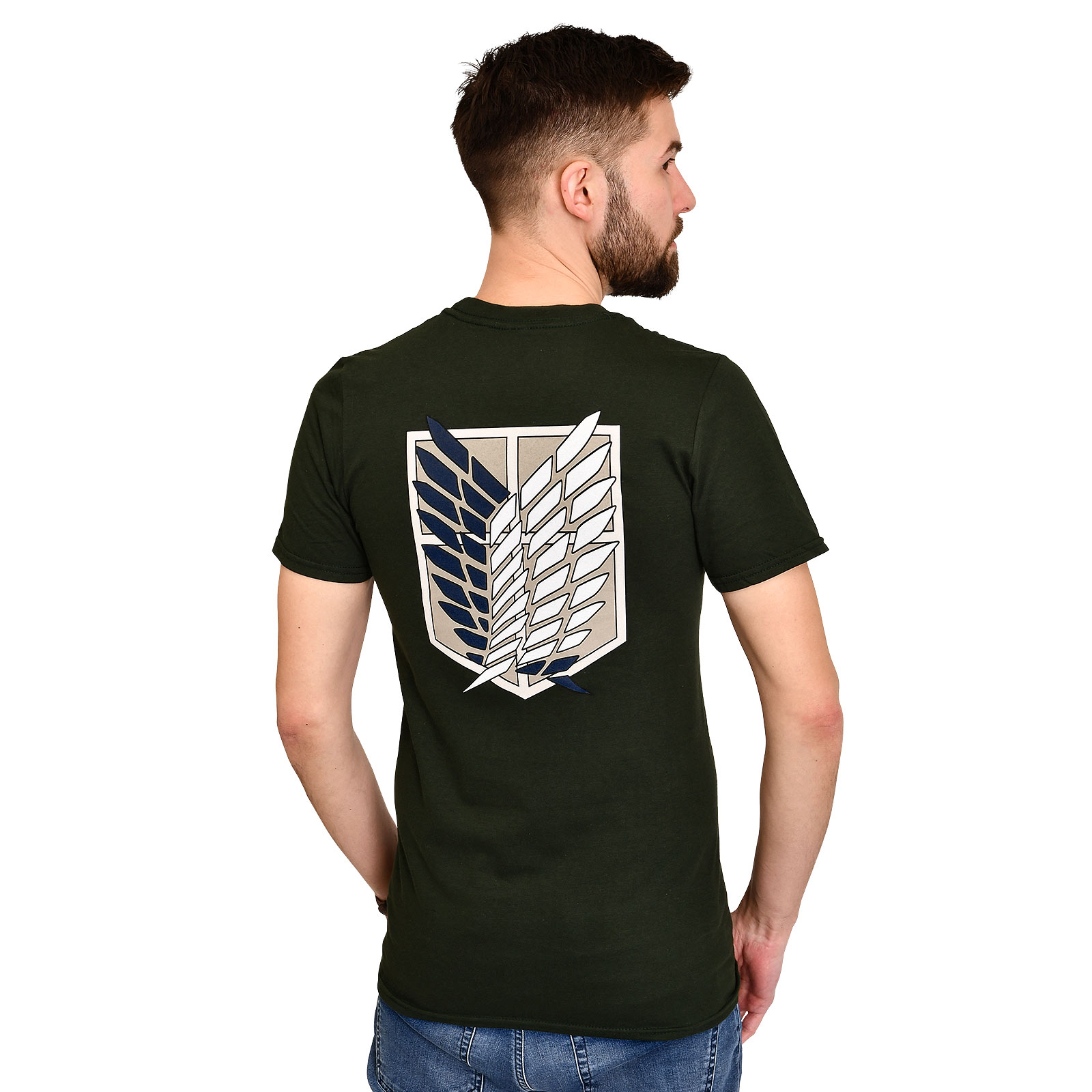 Attack on Titan - Survey Corps T-Shirt groen
