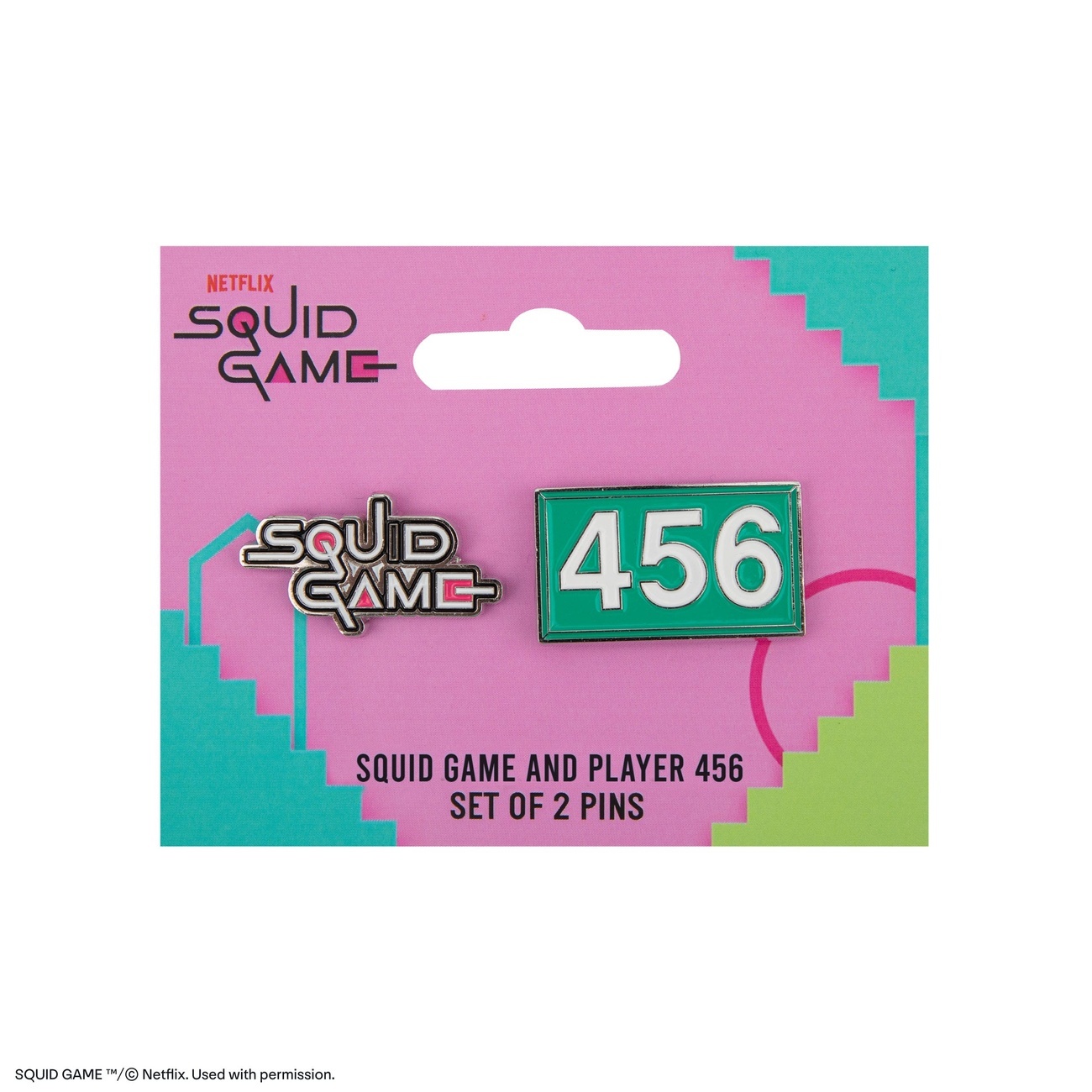 Squid Game Pins 2-Pack Squid Game & Player 456