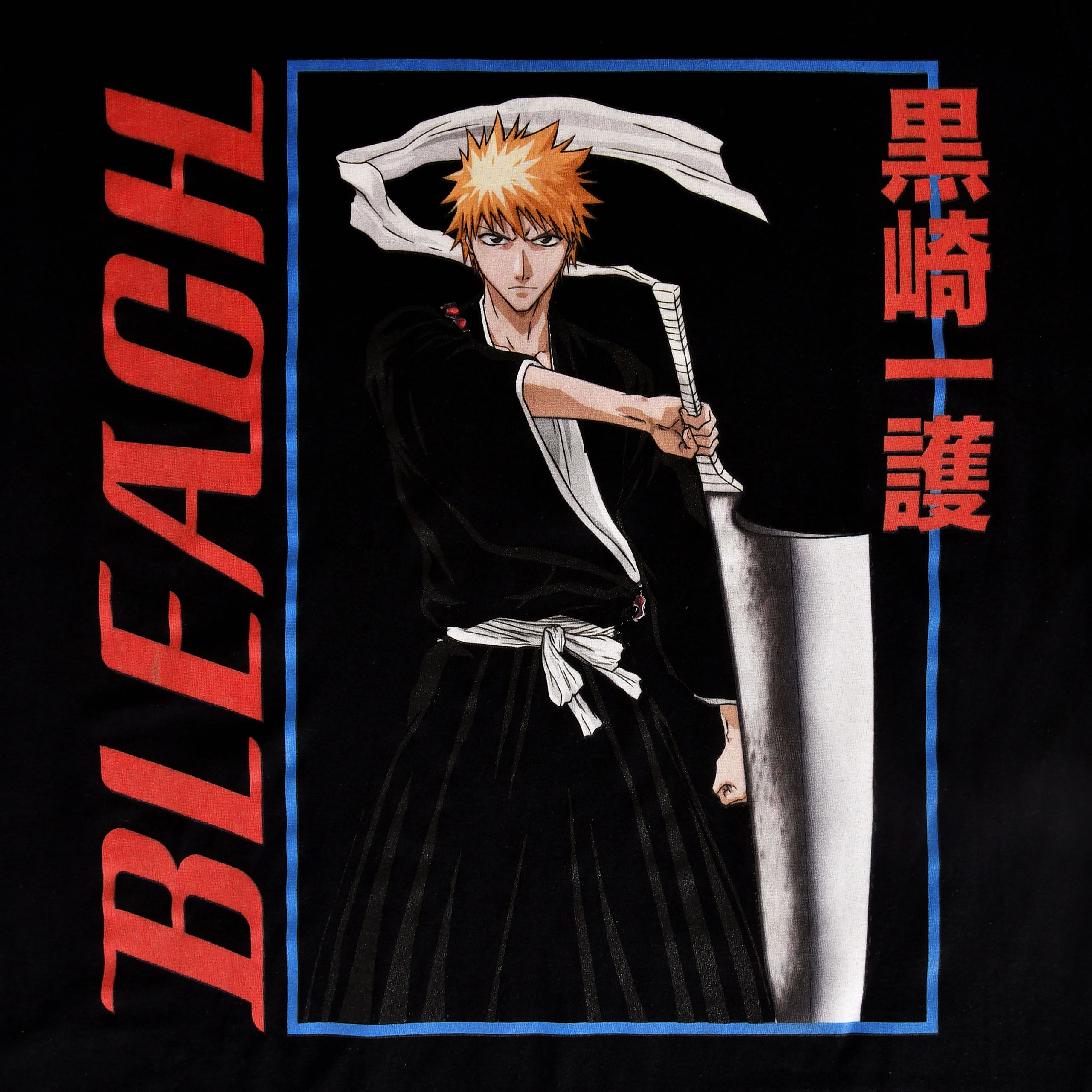 Bleach - Sword Vintage T-Shirt schwarz