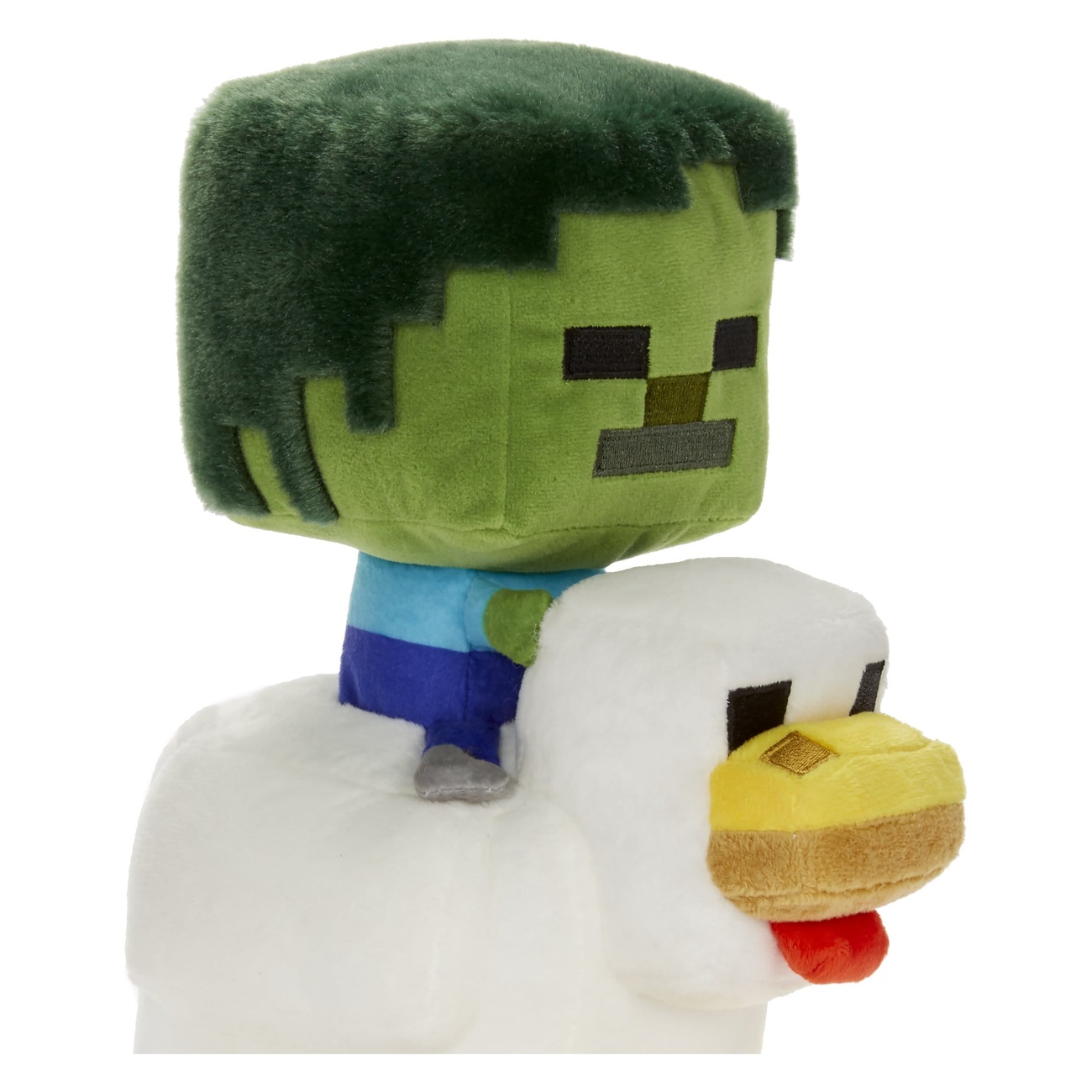 Minecraft figura de peluche deluxe Chicken Jockey 20 cm