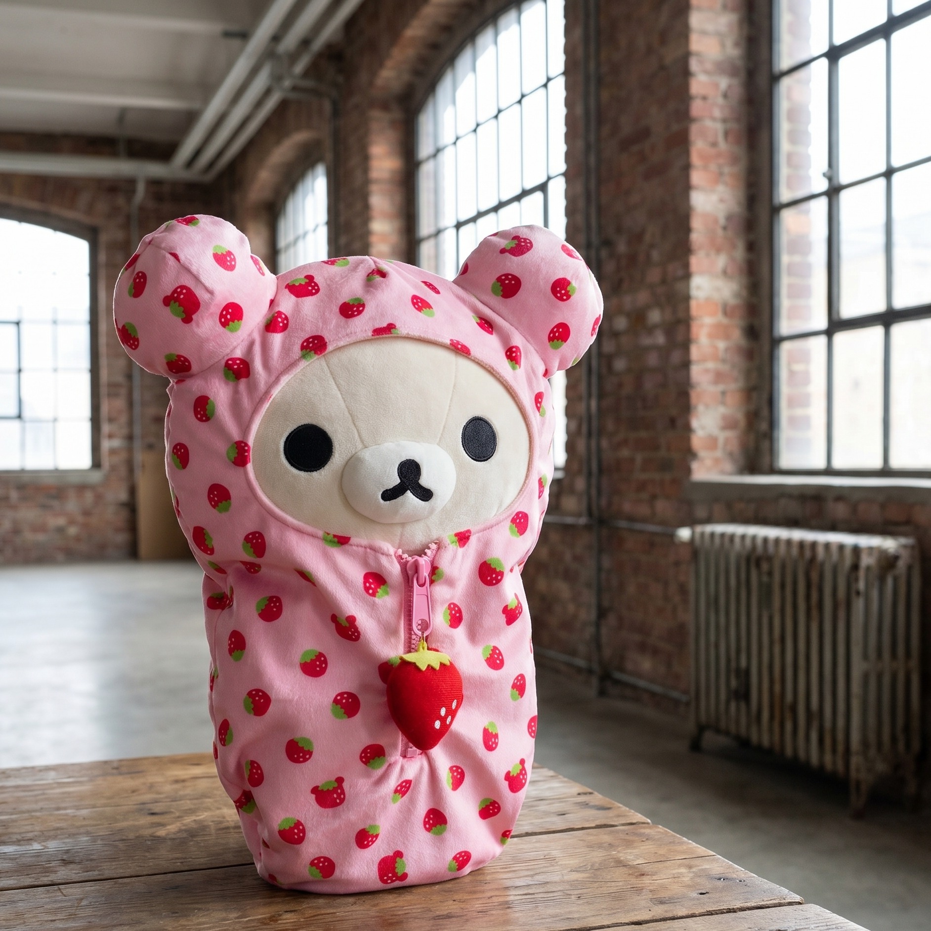 Rilakkuma - Korilakkuma Sleeping Bag pluche knuffel