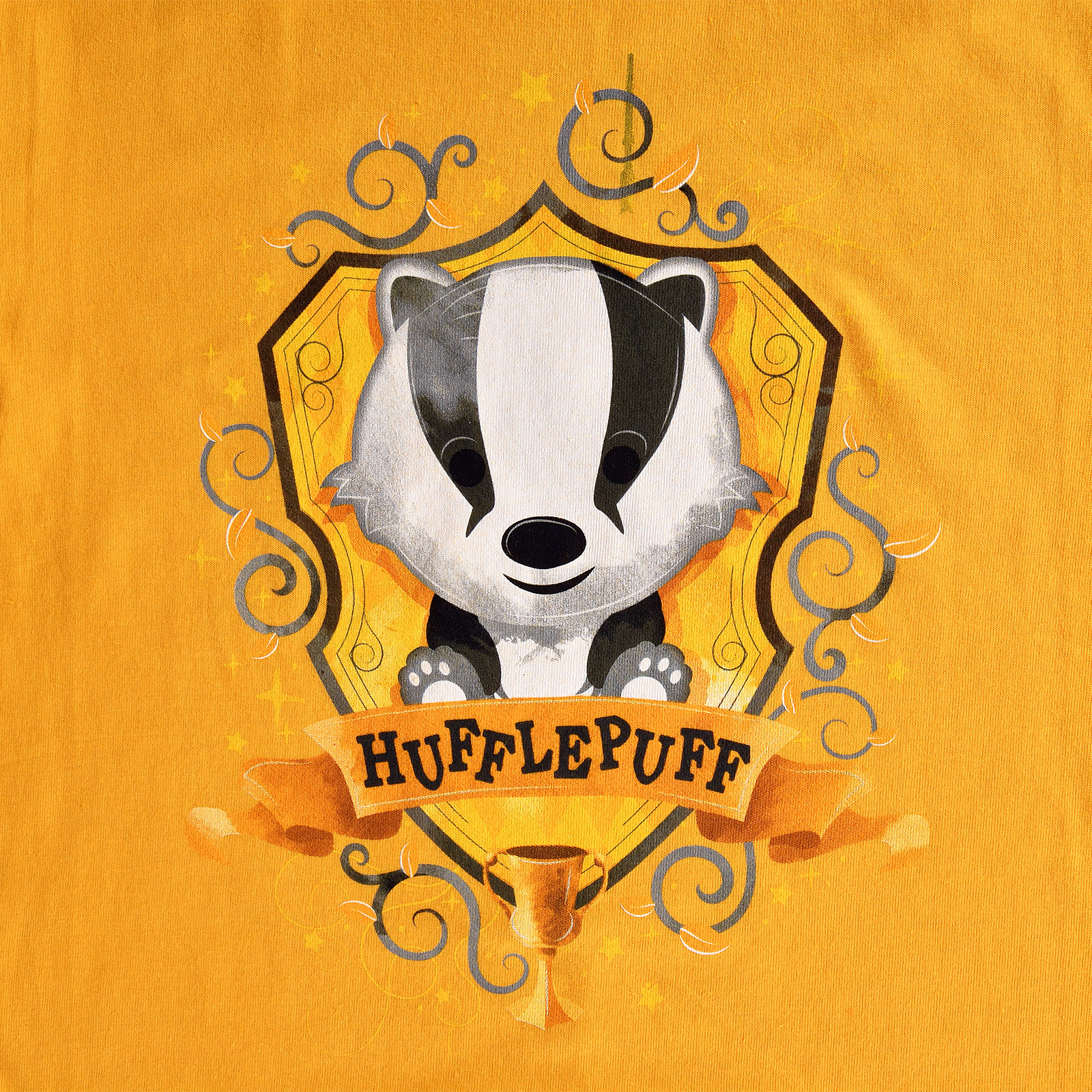 Harry Potter - T-shirt magique Poufsouffle enfants jaune