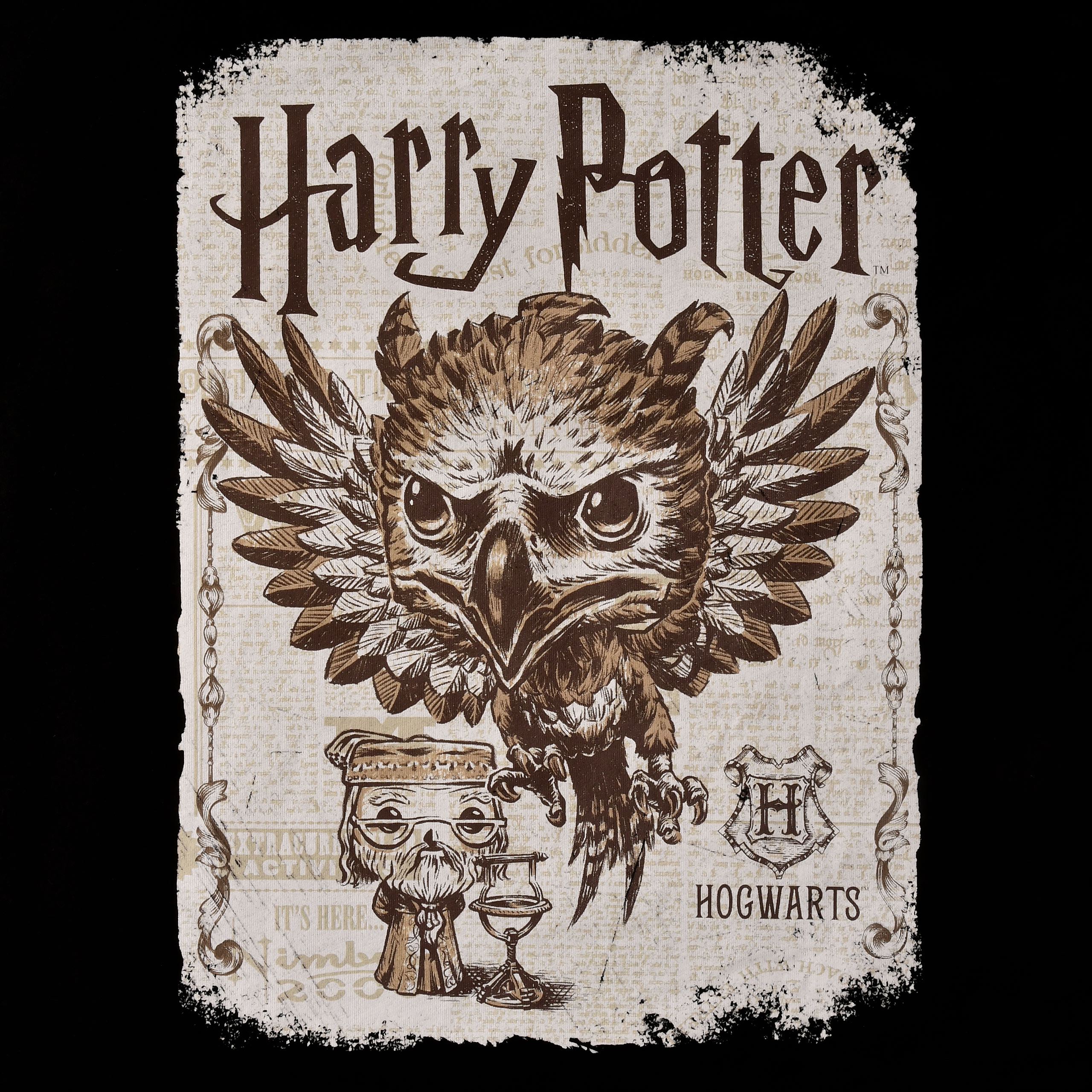 Fawkes T-shirt met Funko Pop Glow in the Dark figuur - Harry Potter