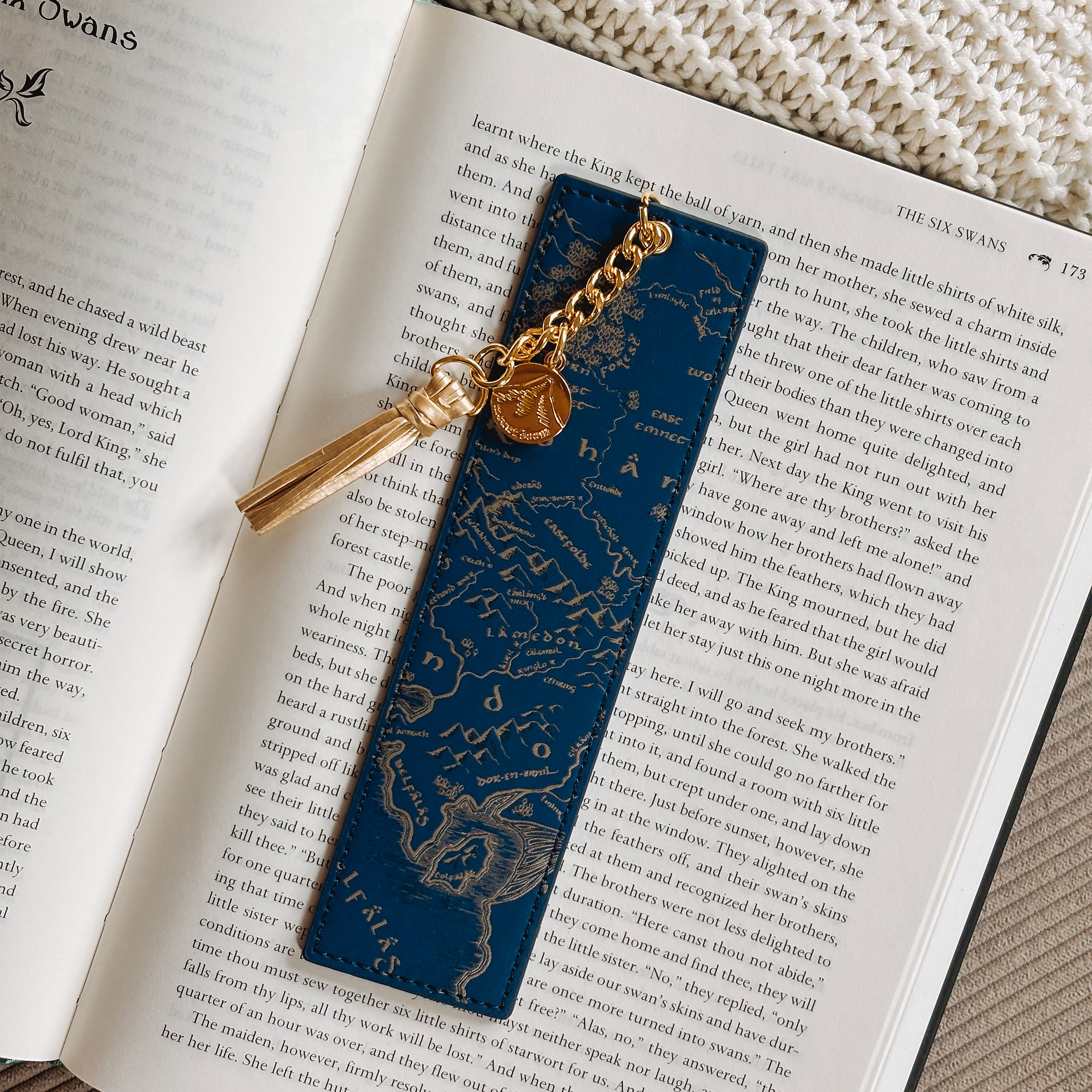 The Lord of the Rings - Middle-earth Map and Ring Inscription Bookmark Set