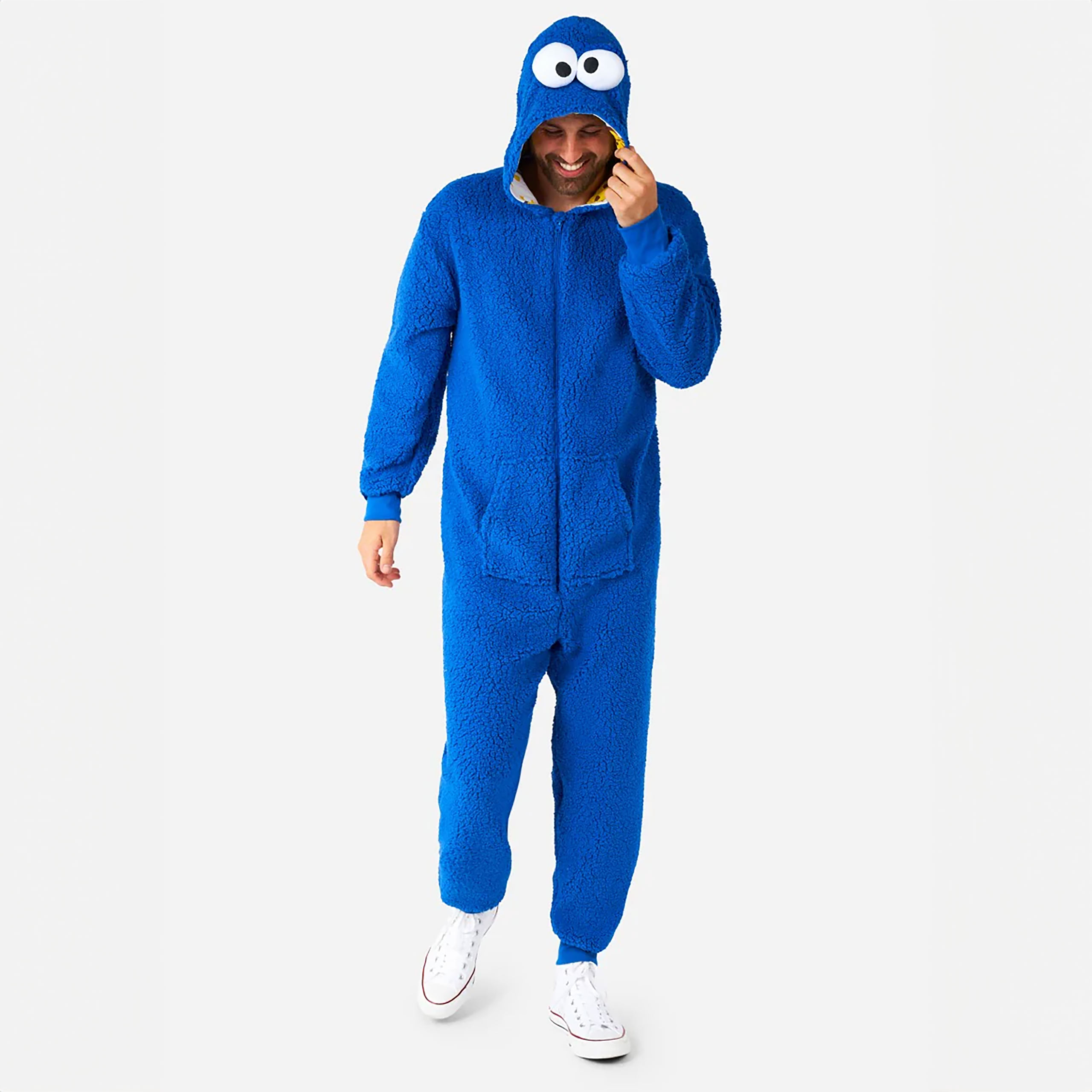 Barrio Sésamo - Mono de peluche de El Monstruo de las Galletas para adulto