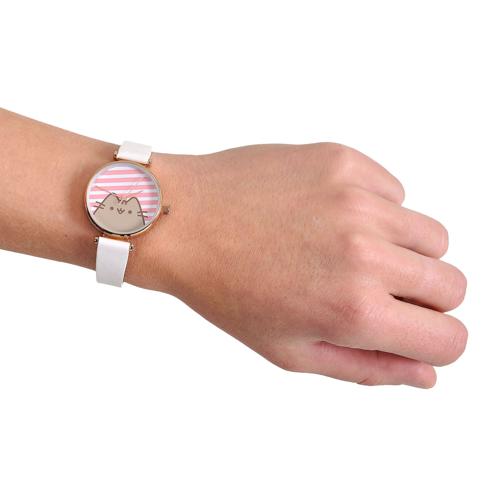 Pusheen - Stripes horloge wit