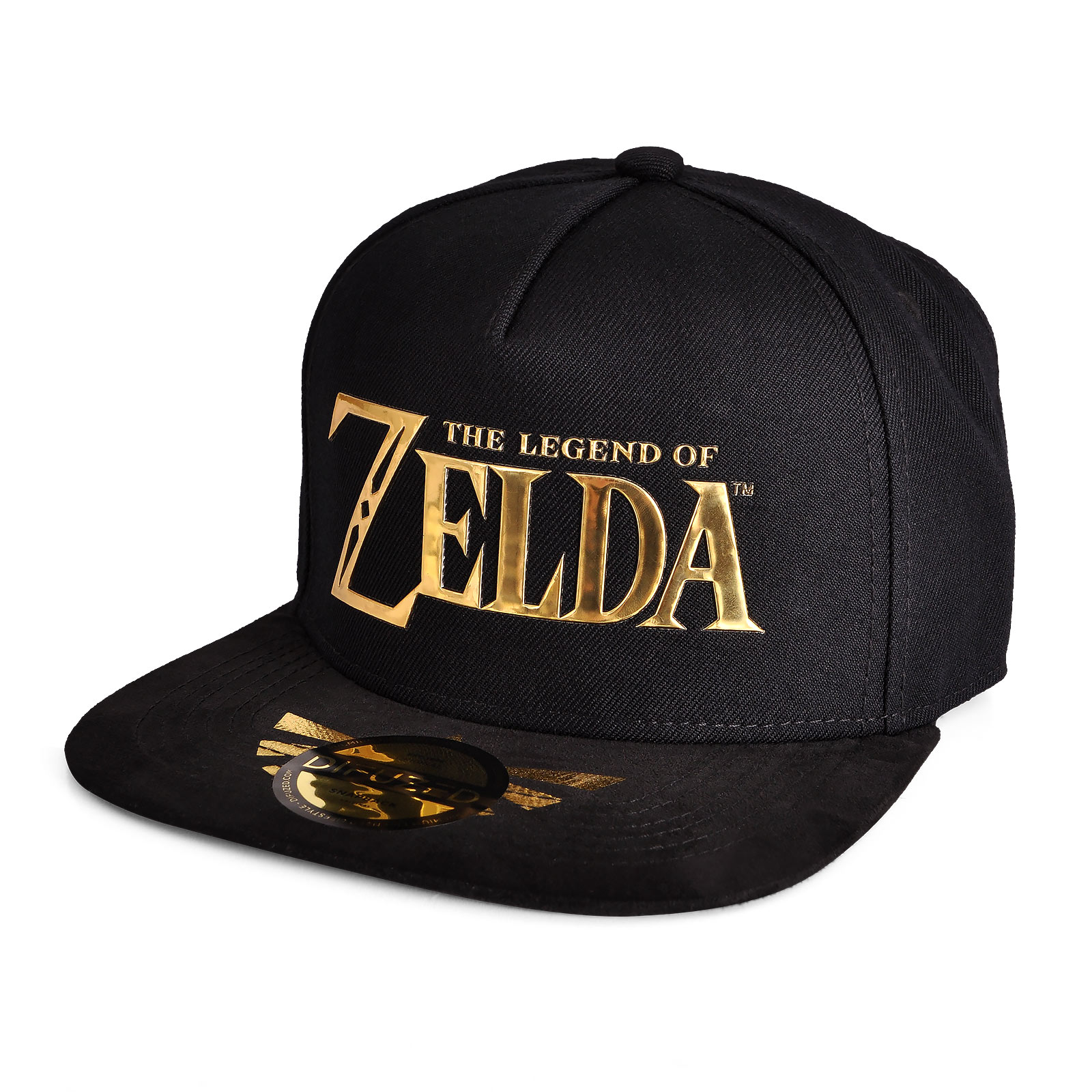 Zelda - Gouden Logo Snapback Cap zwart