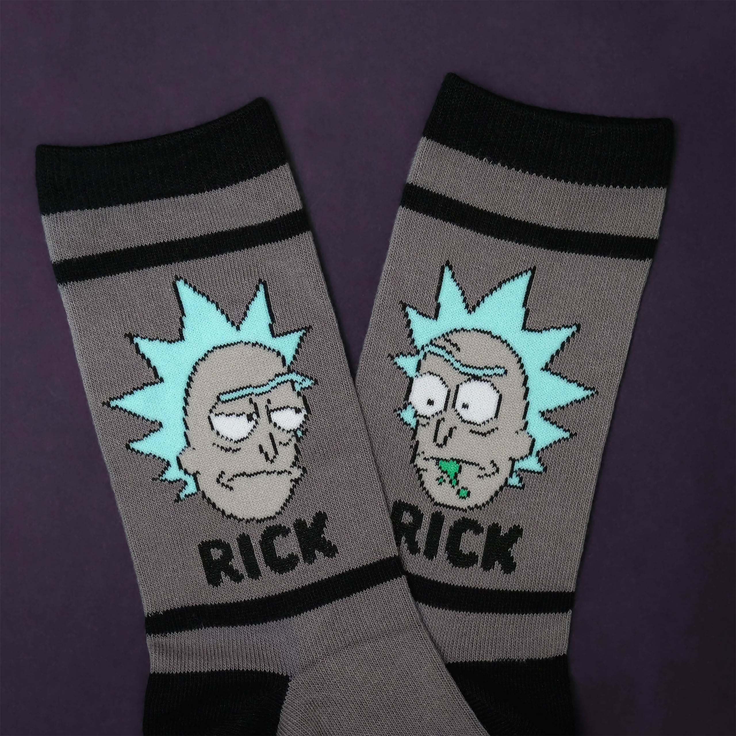 Characters Socken 3er Set in Geschenkbox - Rick and Morty