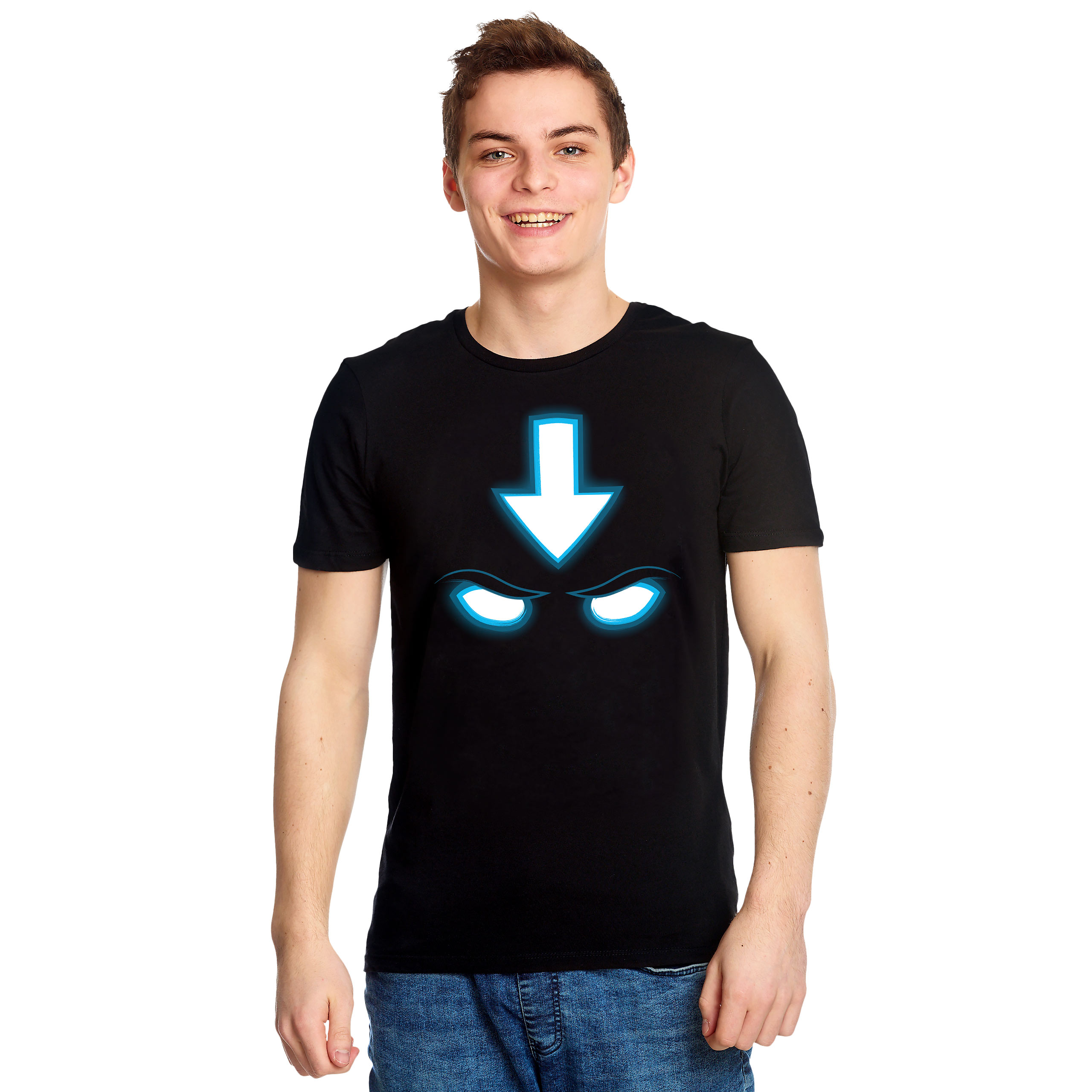 Spirit T-shirt voor Avatar Aang Fans Zwart