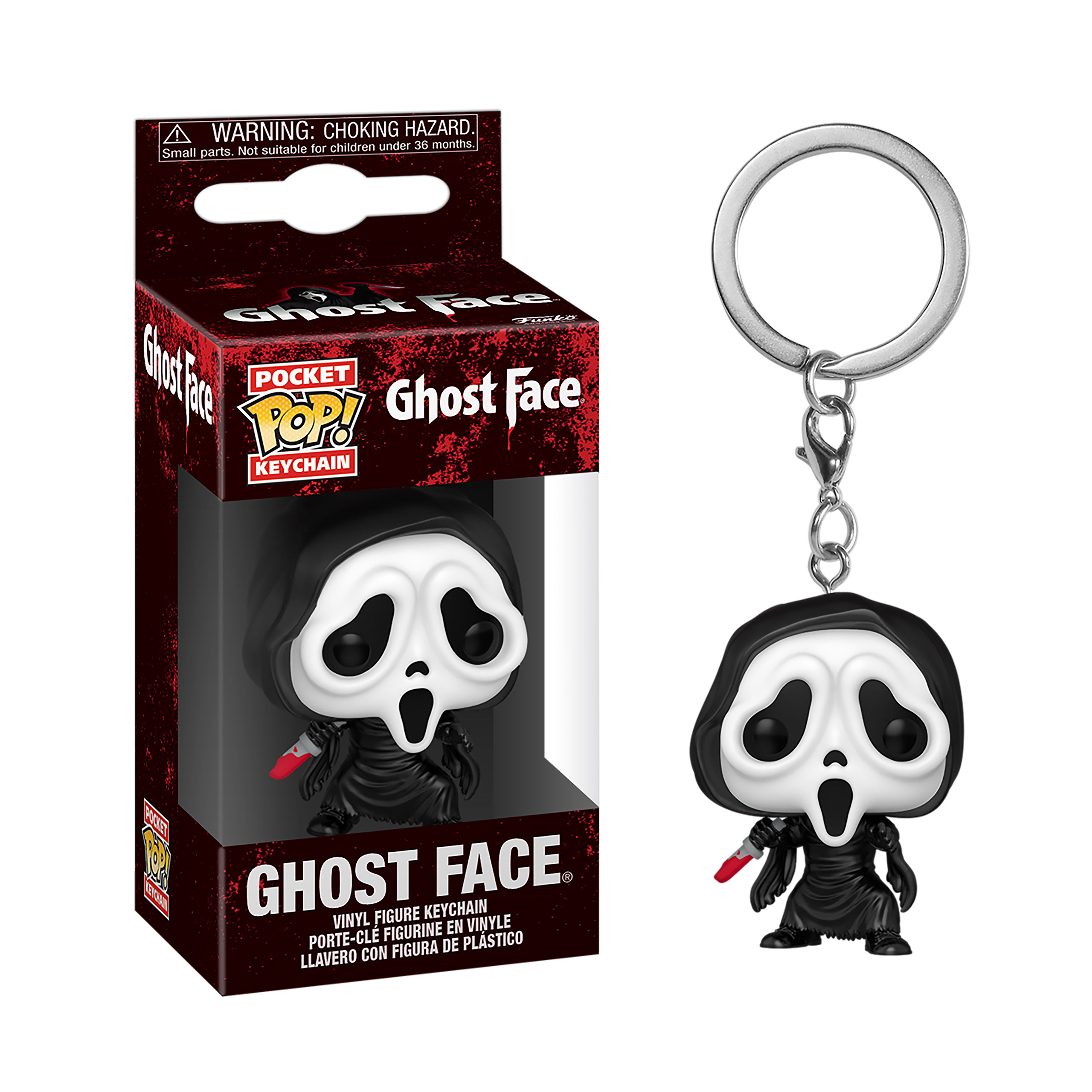 Portachiavi Ghost Face Funko Pop - Scream