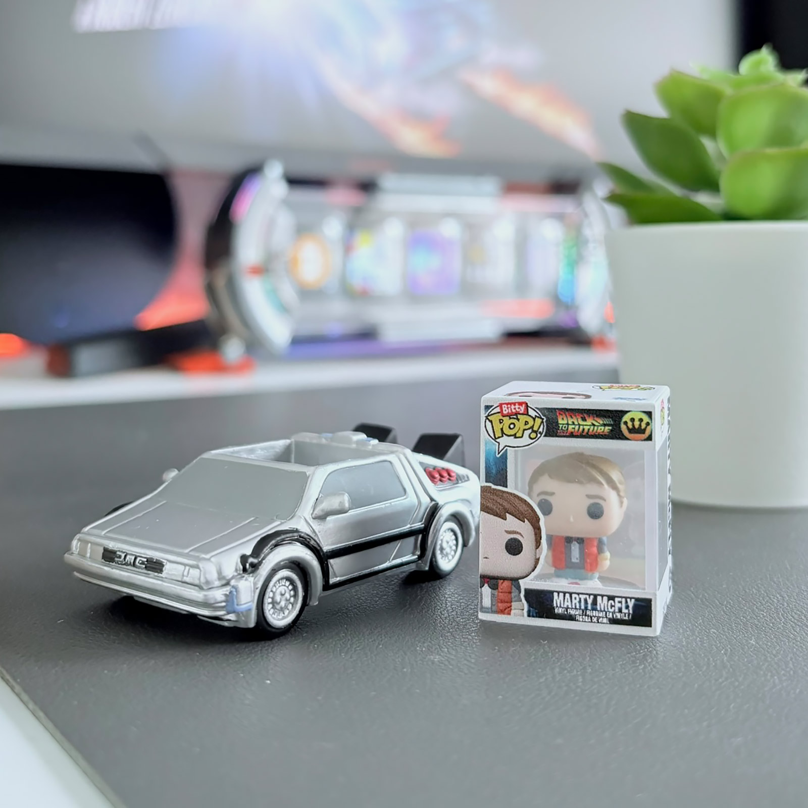 Back to the Future - DeLorean Funko Bitty Pop Ride Figure Set