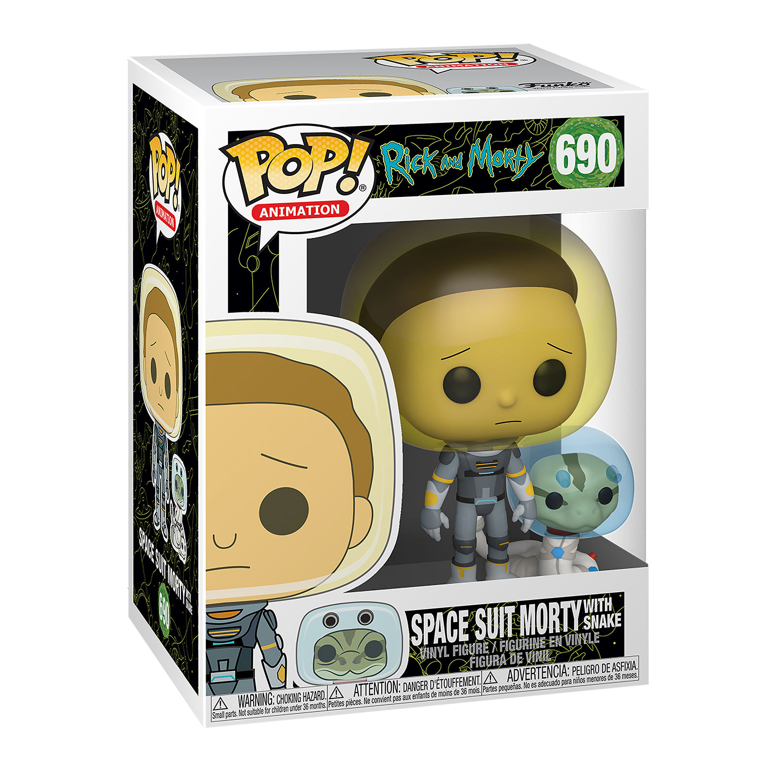 Rick and Morty - Space Suit Morty With Snake Figurine Funko Pop