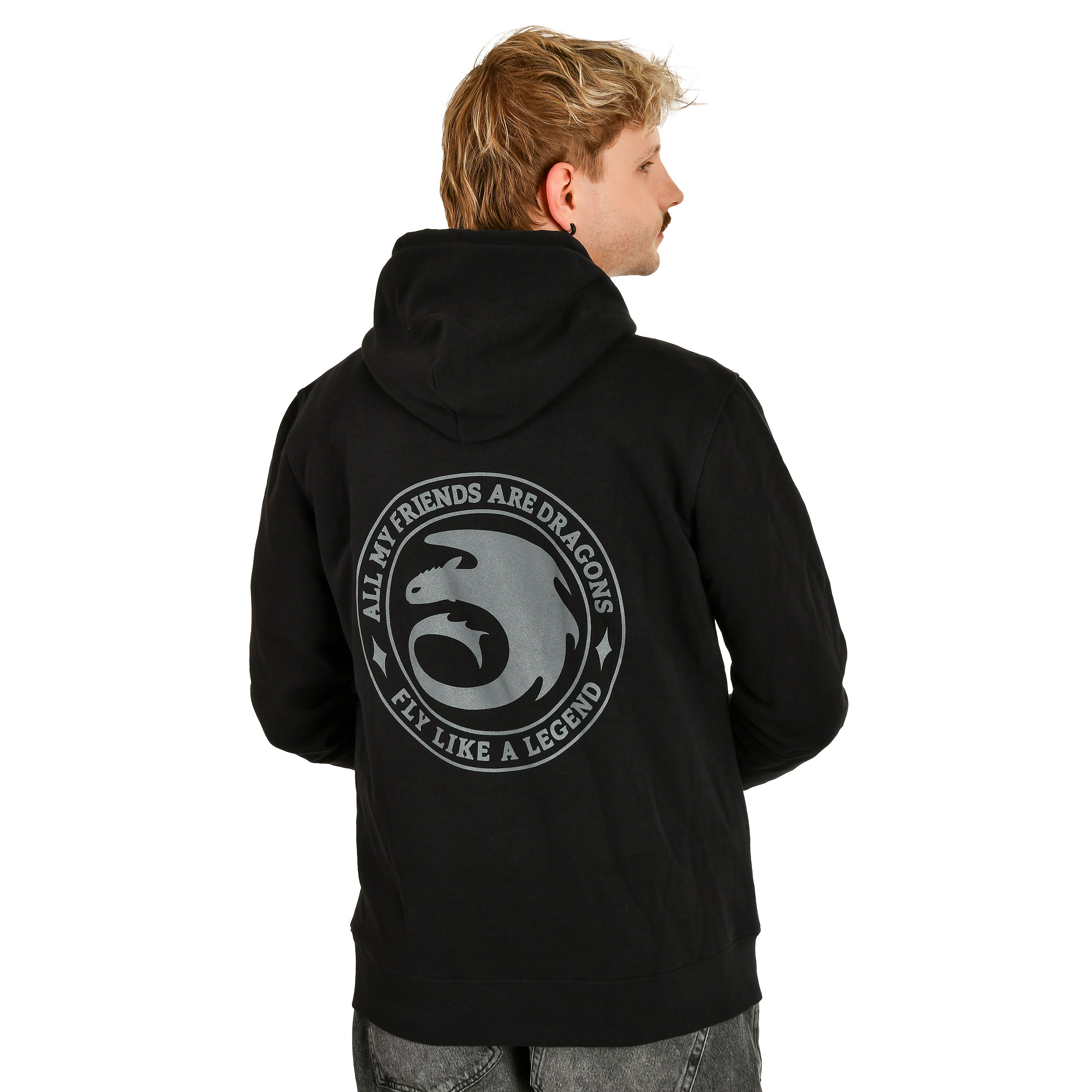 Dragons - Night Fury Legend Hoodie noir