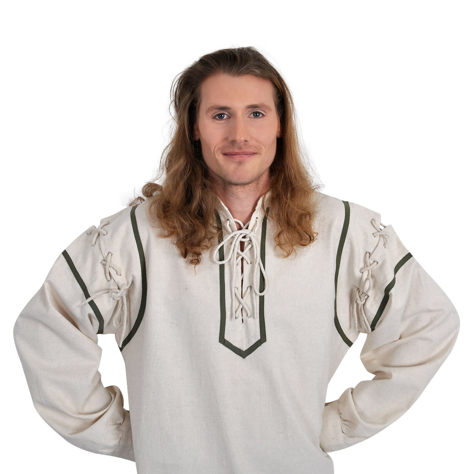 Middeleeuws Shirt Schildknaap natuurlijk